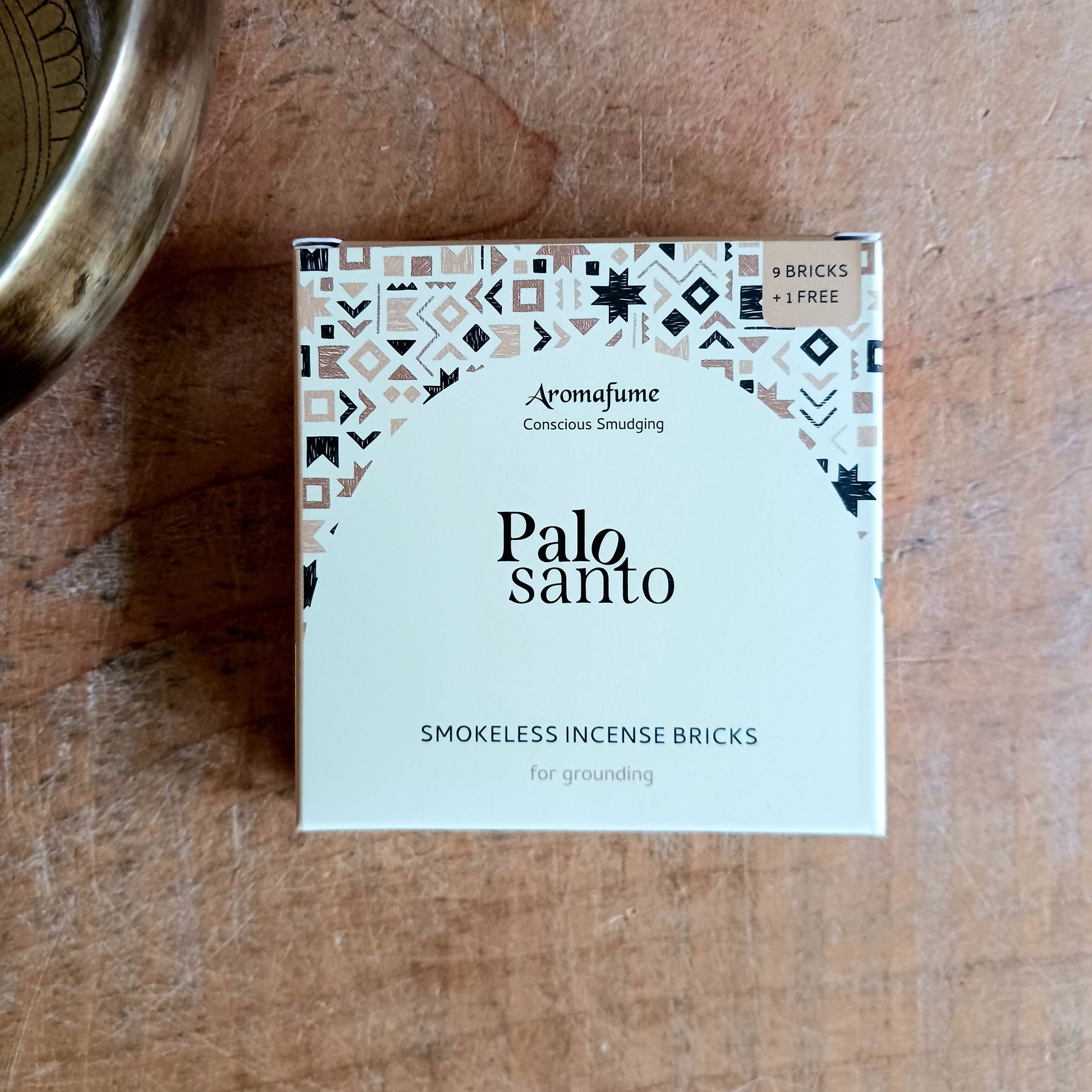 Aromafume Palo Santo Incense Bricks are a natural, non-toxic incense designed for use with a compatible incense diffuser. Infused with the sacred aroma of palo santo, known as “holy wood,” this incense releases a warm, woody fragrance with soft citrus undertones when gently heated.