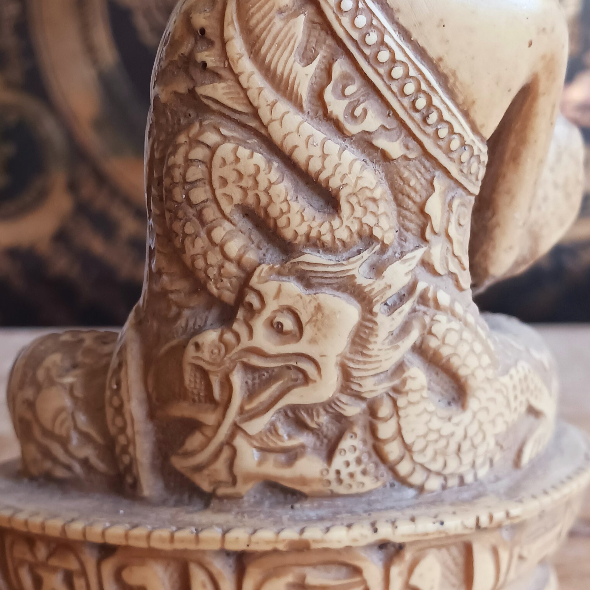 Medicine Buddha is also called Bhaisajya Tathagatta or healing buddha. He is able to cure sickness of birth and death. 