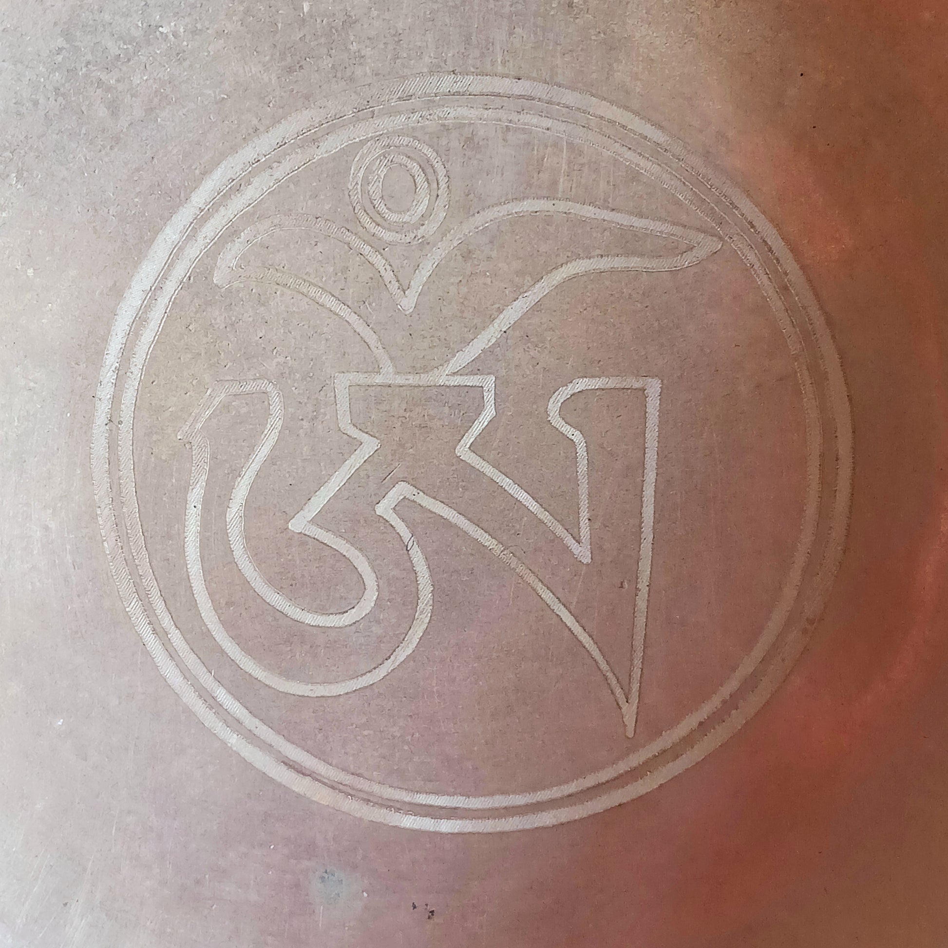 Elevate your meditation and sound healing practice with this Classic Hand-Hammered Singing Bowl, beautifully engraved with the sacred OHM symbol inside the bowl. This is a unique, one-of-a-kind item—you will receive exactly the bowl pictured.