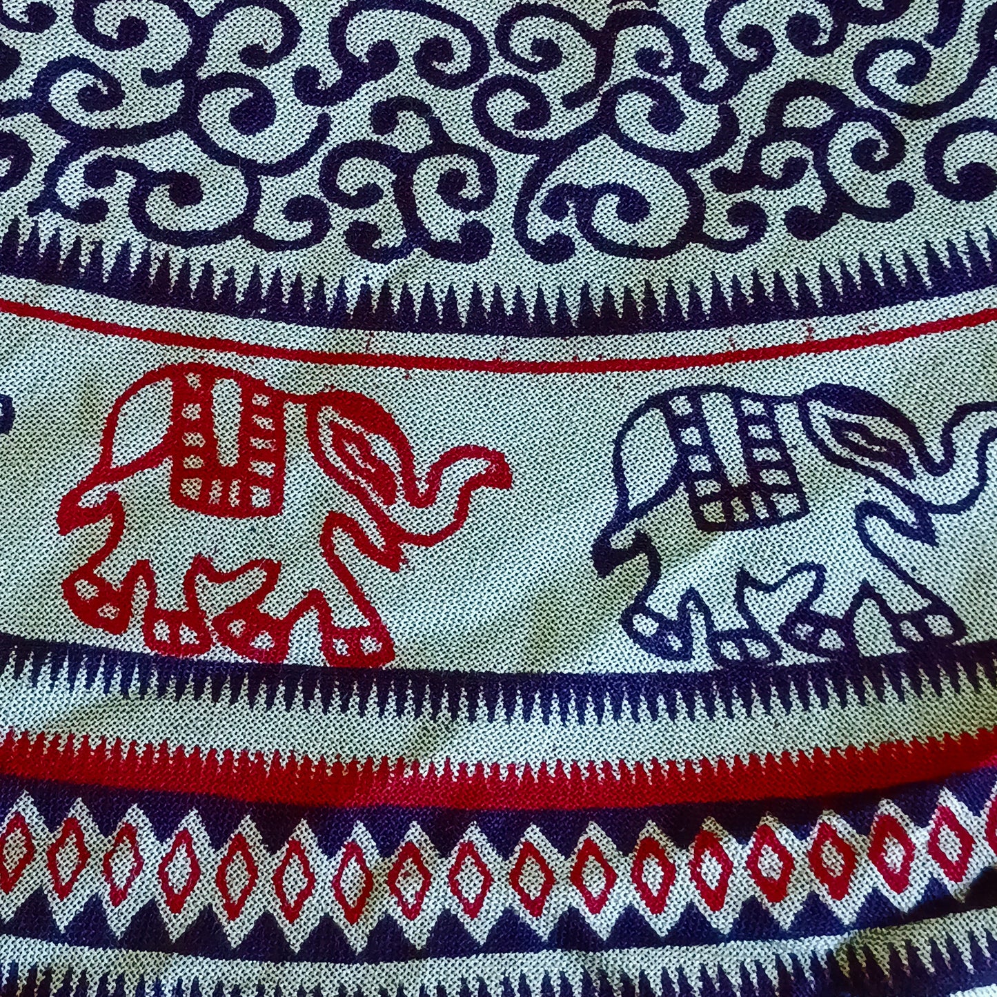Wrap yourself in the luxurious softness of our Elephant Mandala Prayer Shawl, a beautifully handcrafted lightweight scarf designed for comfort, meditation, and everyday style. Featuring an intricate elephant mandala and traditional Hindu-inspired prayer motifs, each shawl is hand printed using hand-carved wooden blocks, creating a unique artisan finish.