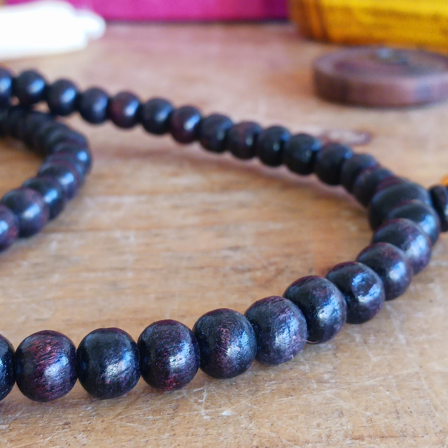 Elevate your meditation and Puja practice wherever your journey takes you. This Handmade Nepalese Buddhist Travelling Altar Set provides a complete, compact sacred space for spiritual grounding on the road or away from home.