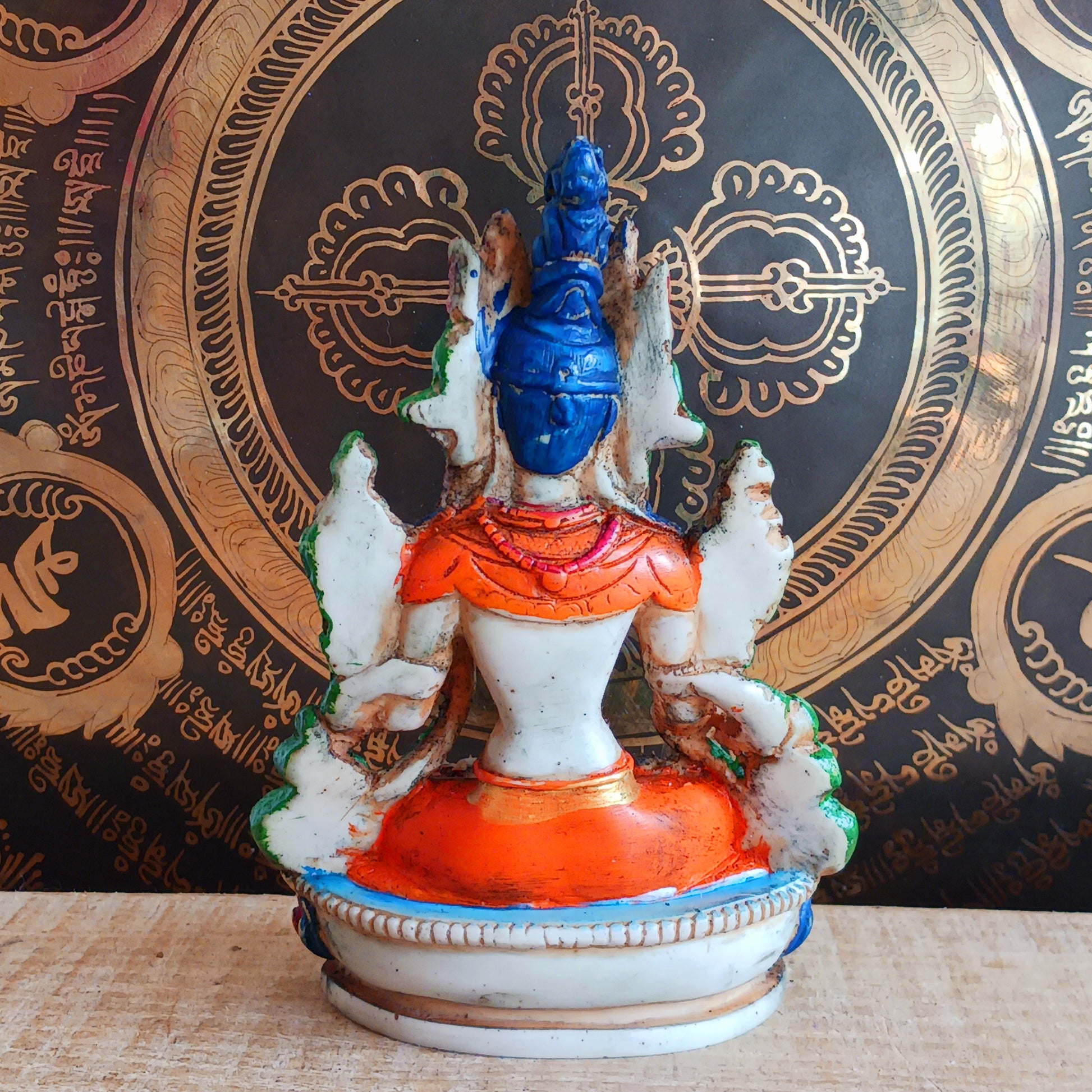 Discover this handcrafted White Tara statue from Nepal, symbolizing healing, compassion, and serenity—perfect for your altar or sacred space.