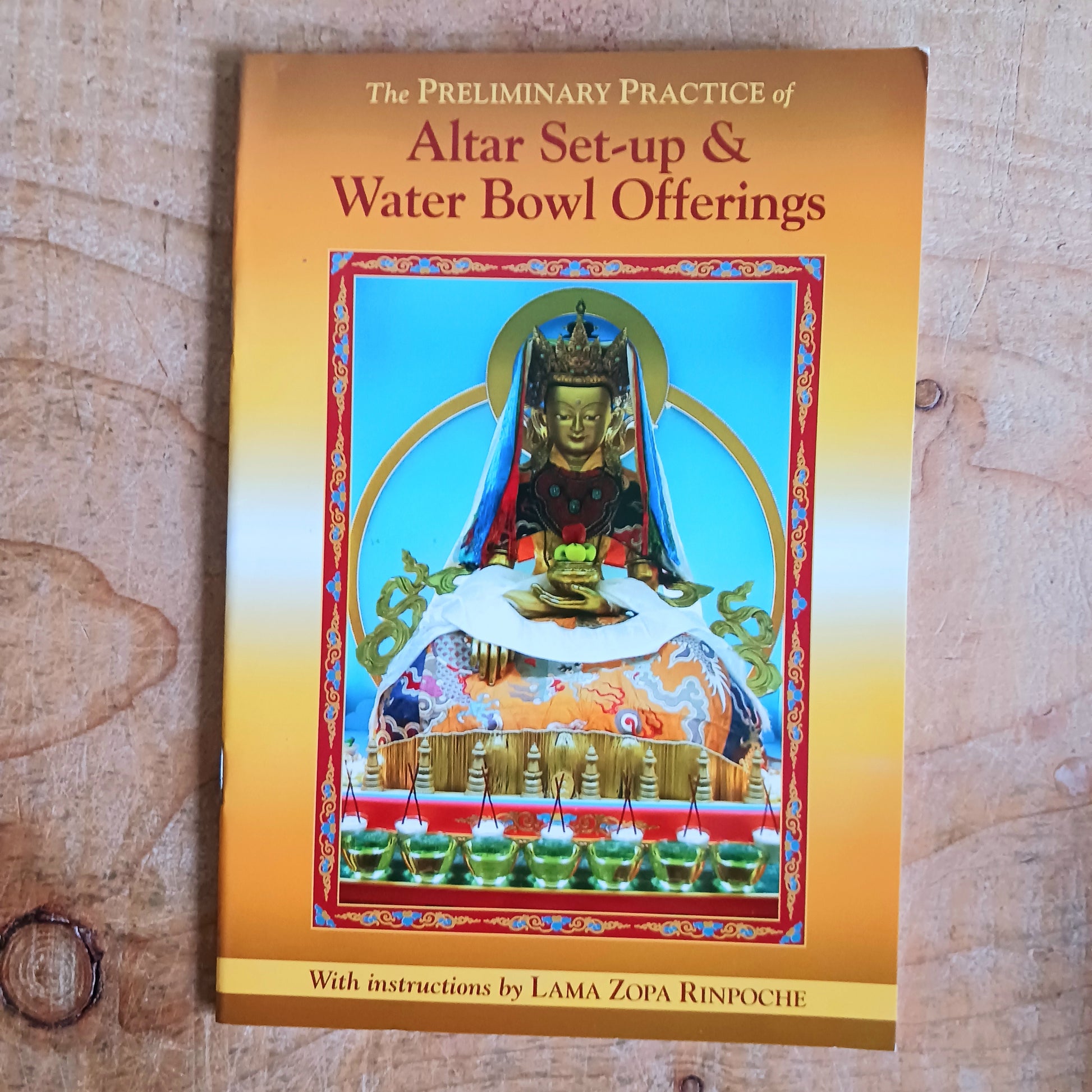 Discover the foundational practices of creating a personal altar and performing water bowl offerings with precision and intention. The Preliminary Practice of Altar Set-up Water Bowl Offerings provides clear, step-by-step guidance for constructing sacred spaces, arranging offerings, and presenting them effectively. 