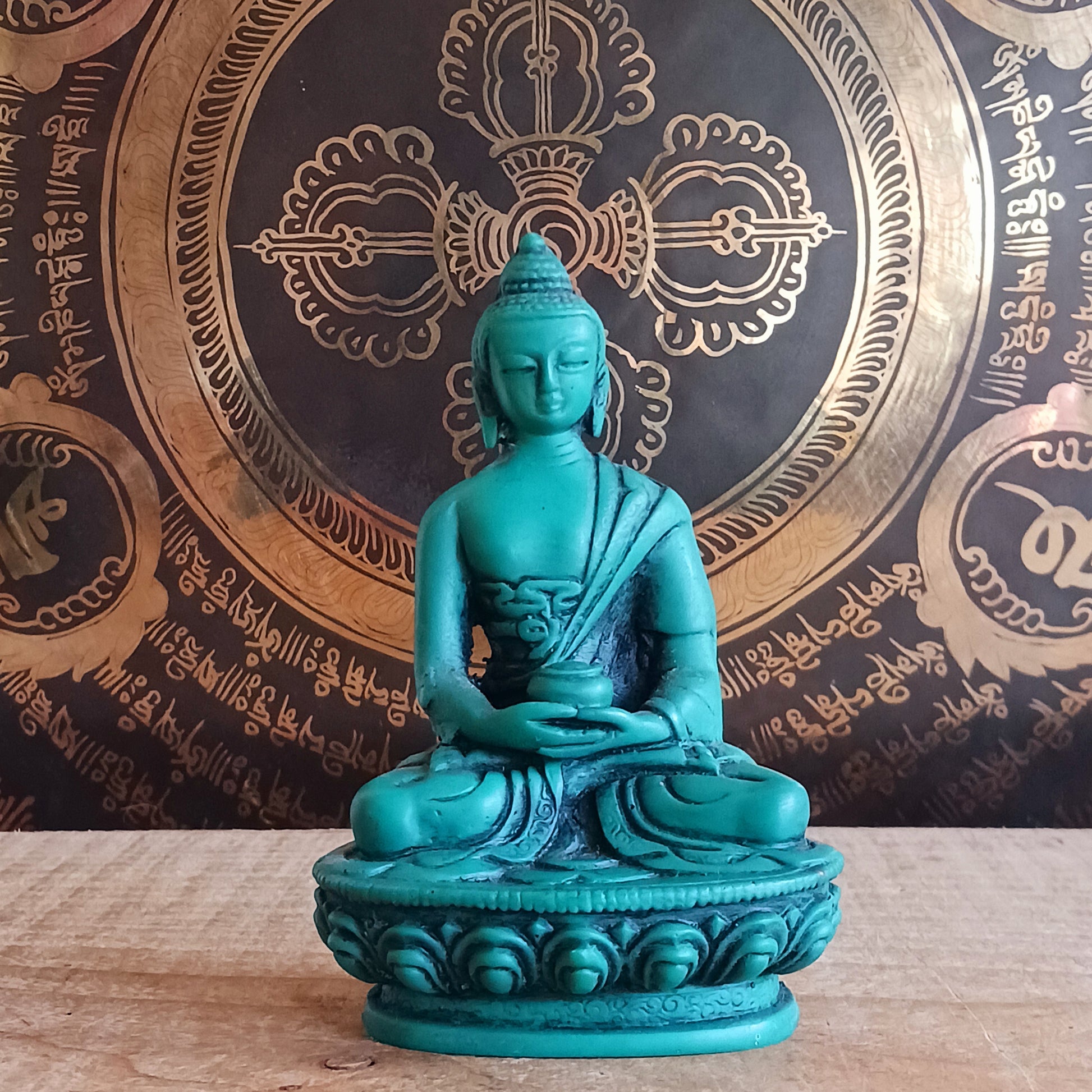 Bring a touch of serenity and spiritual charm into your space with our hand-painted green Buddha figurines. Each figure is carefully crafted from resin and depicts the enlightened Buddha in a unique pose, representing different mudras—symbolic hand gestures with deep spiritual meaning. 