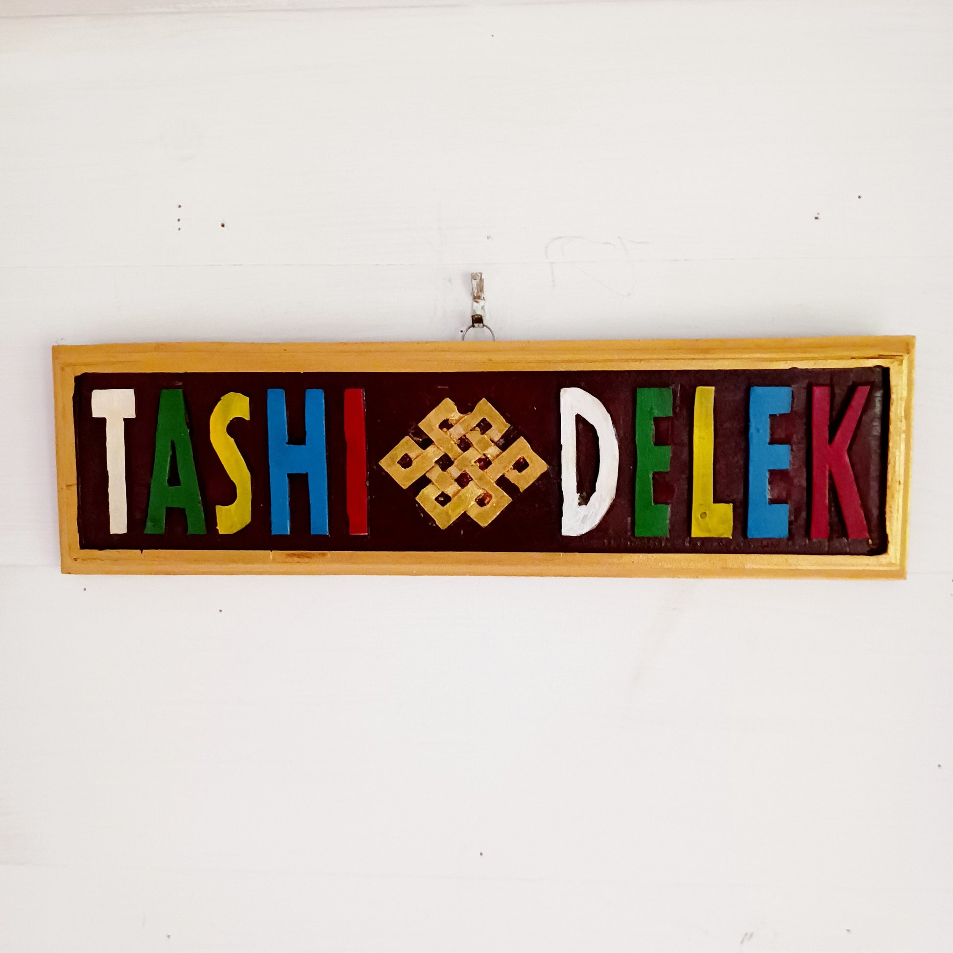 Tashi means auspicious and delek means fine or well. Tashi delek also means good luck, hello and blessings. Tashi Delek is used in greeting, congratulation, and good-luck wishes. It is also used in Bhutan and in North East India in the same way.