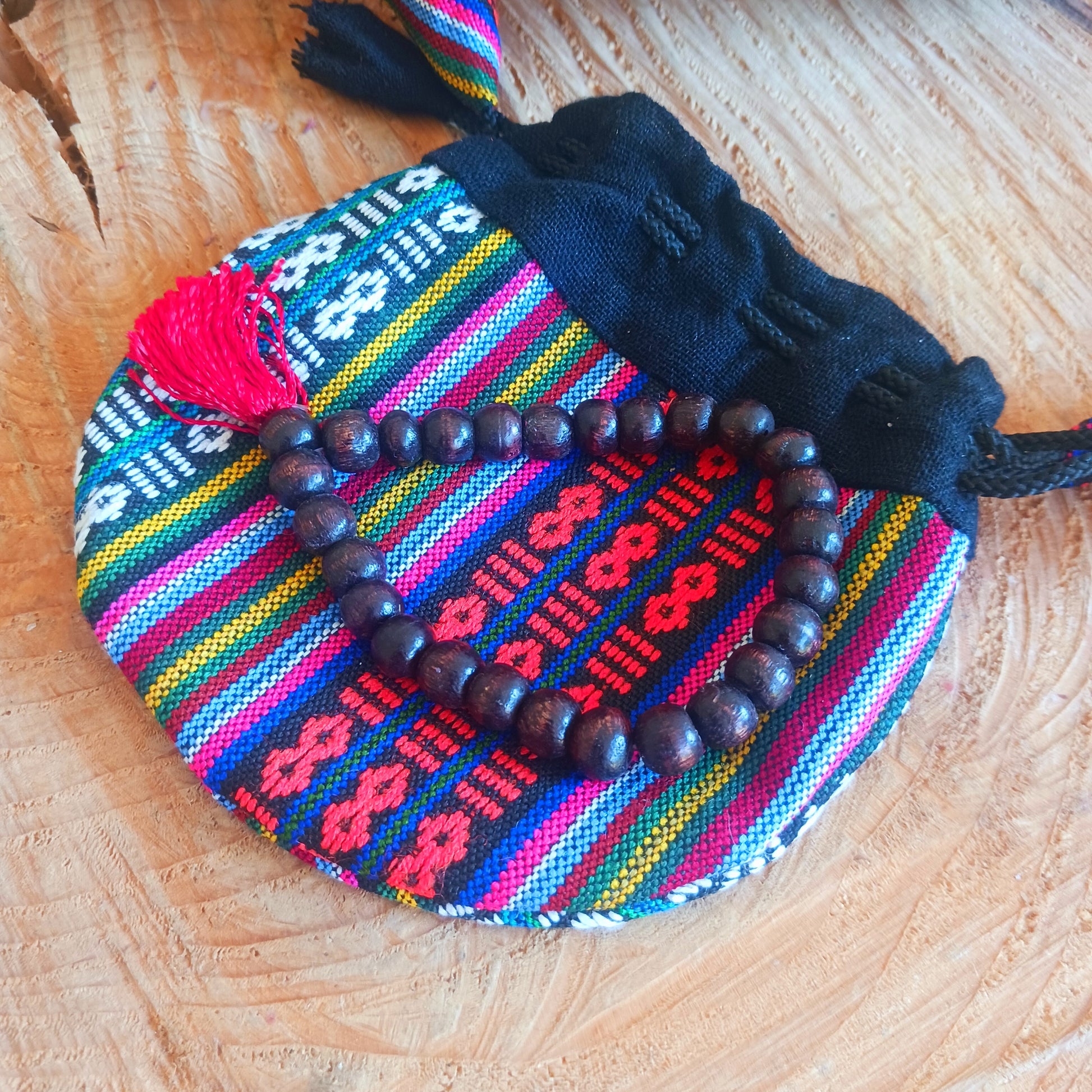 Carry a meaningful symbol of mindfulness wherever you go with this beautifully crafted Buddhist Mala Bracelet. Strung on a durable elasticated cord for a comfortable fit, this traditional wrist mala features 27 beads, representing a quarter of the sacred 108-bead mala commonly used in Buddhist meditation and prayer practices.