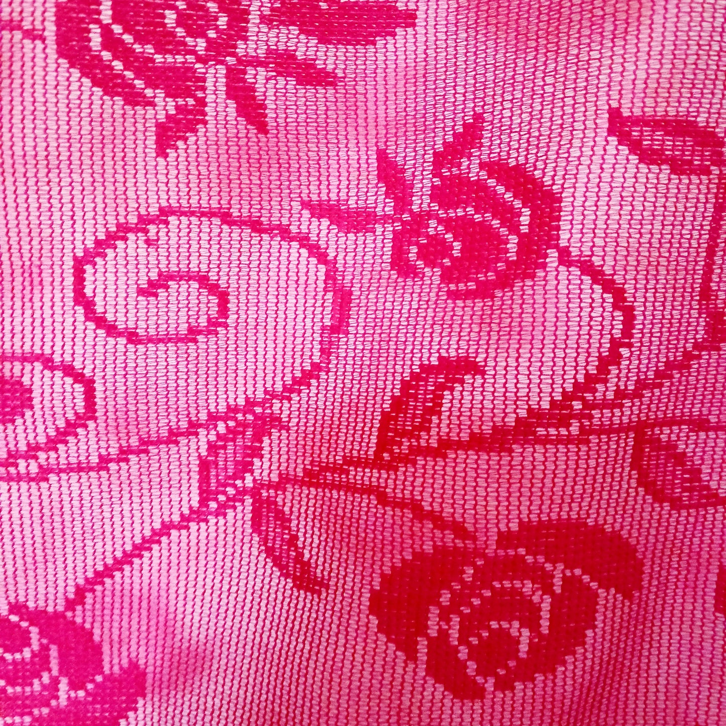 Semi Transparent Tibetan Endless Knot Door Curtain | Marron