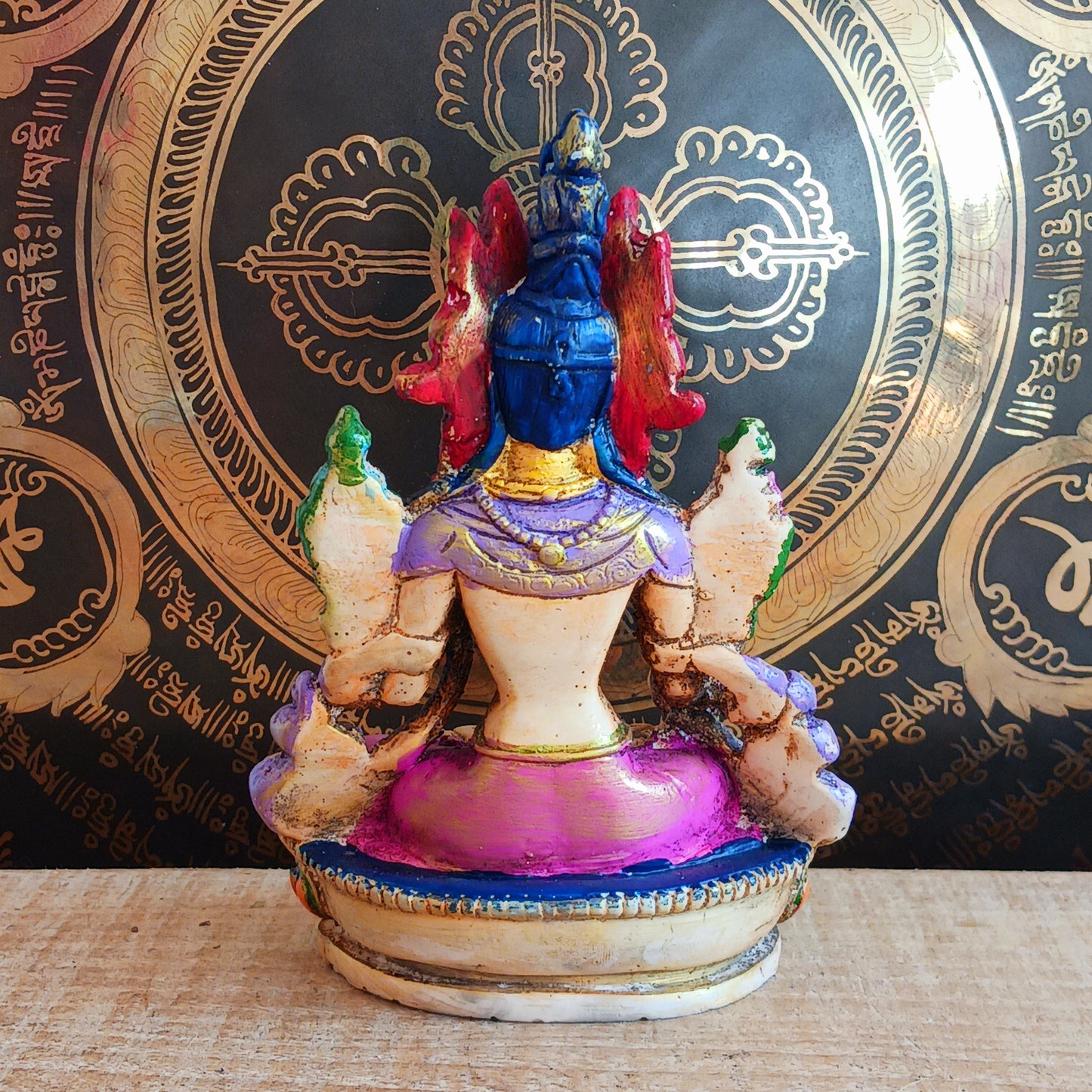 Discover this handcrafted White Tara statue from Nepal, symbolizing healing, compassion, and serenity—perfect for your altar or sacred space.