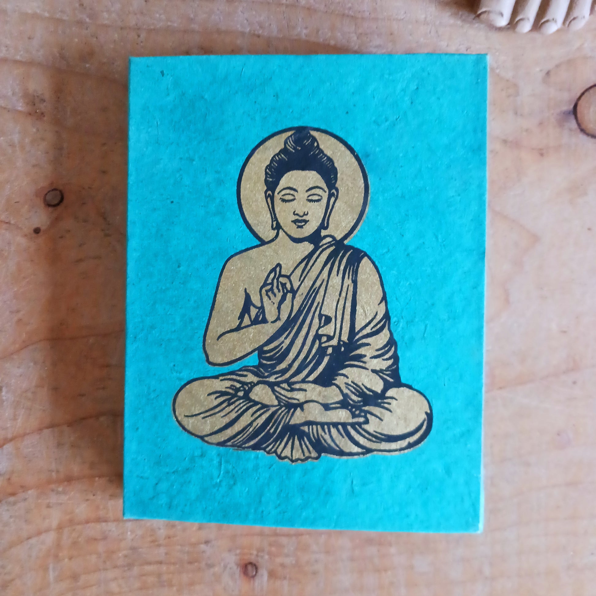 Discover the charm of Himalayan craftsmanship with our Beautifully Coloured and Decorated Buddha Notebooks, handcrafted from authentic Lokta paper. Lokta paper making is a centuries-old tradition from the high-altitude forests of Nepal, where the fast-growing Lokta bush regenerates quickly, making it an eco-friendly, sustainable resource.