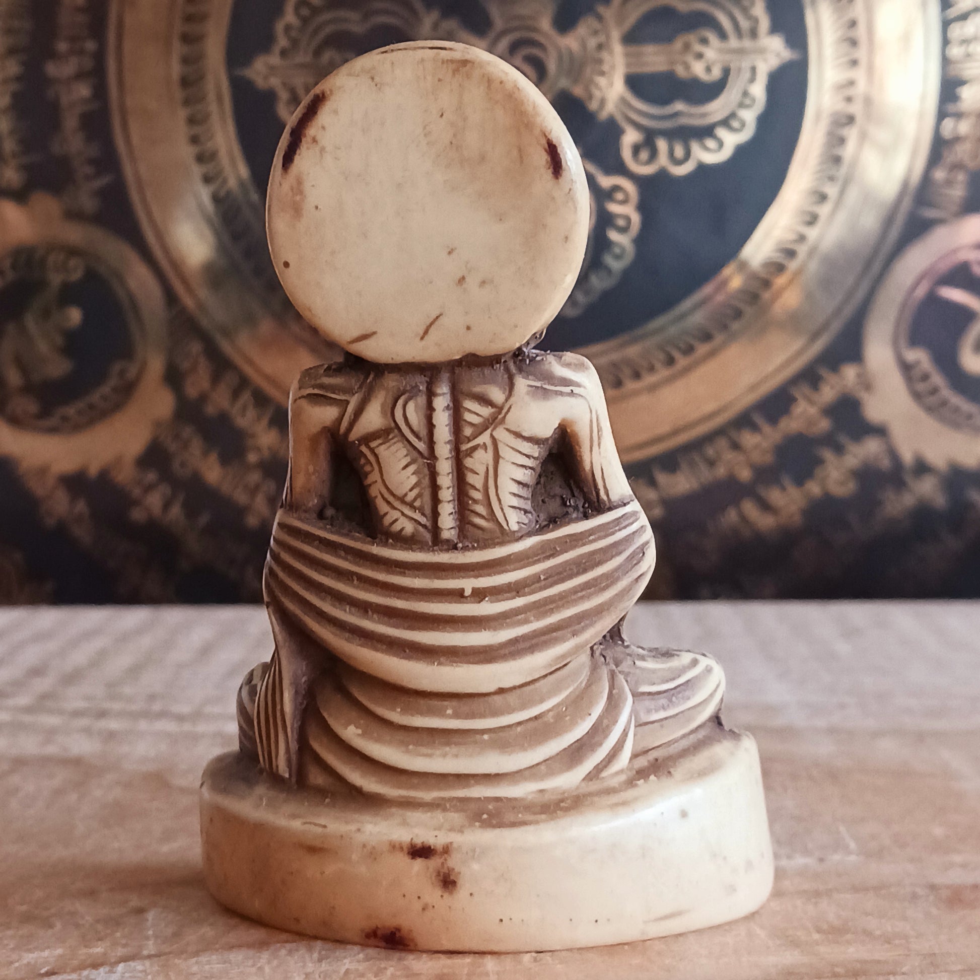 This Deep Meditation Buddha Statue, also known as the Fasting Buddha or Hungry Buddha, is a striking portrayal of Prince Siddhartha’s unwavering dedication to attaining enlightenment. The statue captures the transformative moment in his journey, where he practiced six years of severe austerities and intense meditation, reducing his body to skin and bones.