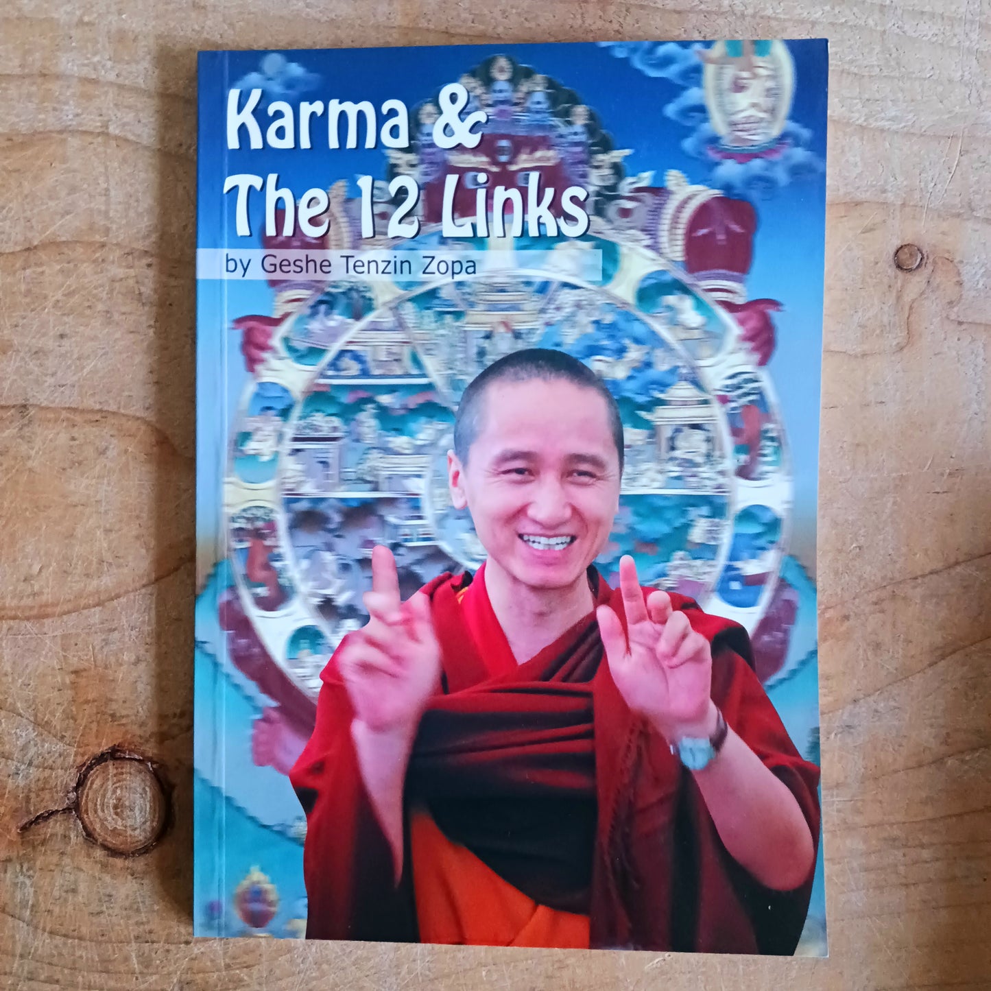This remarkable book presents rare and accessible oral teachings by Geshe Tenzin Zopa on two essential foundations of Buddhist philosophy: Karma and the Twelve Links of Dependent Origination. Karma reveals how every action inevitably shapes our future experiences, while the Twelve Links illuminate the cycle through which ignorance and craving perpetuate rebirth and suffering.