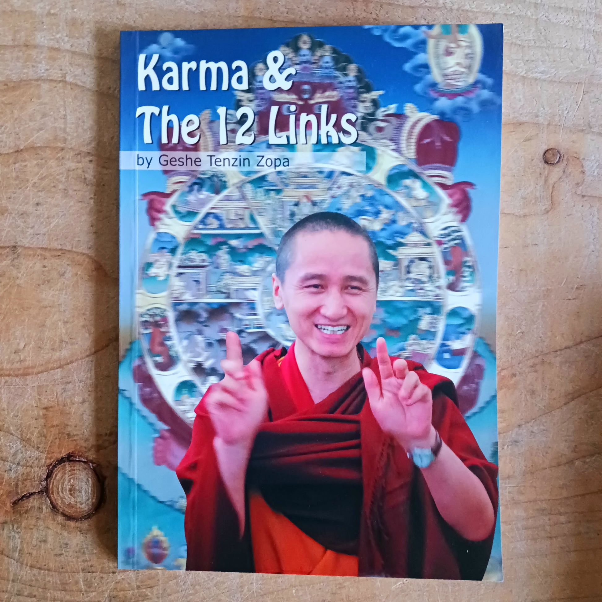 This remarkable book presents rare and accessible oral teachings by Geshe Tenzin Zopa on two essential foundations of Buddhist philosophy: Karma and the Twelve Links of Dependent Origination. Karma reveals how every action inevitably shapes our future experiences, while the Twelve Links illuminate the cycle through which ignorance and craving perpetuate rebirth and suffering.