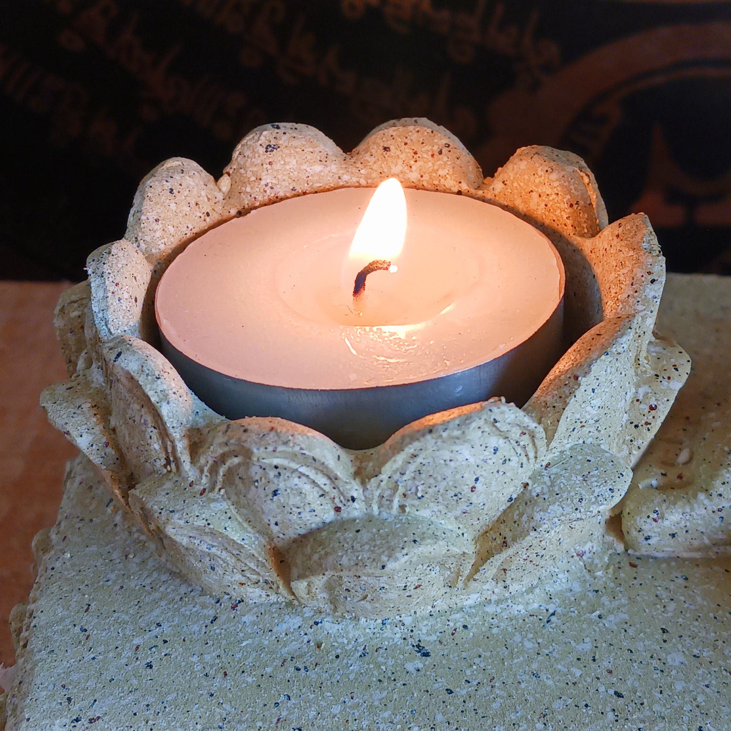 Elevate your space with this beautifully crafted Serene Relaxing Buddha Statue, perfect for creating a calming ambiance. Made from high-quality resin, the statue showcases intricate details, from the gentle expression of the Buddha to the delicately designed lotus flower that serves as a candle holder.