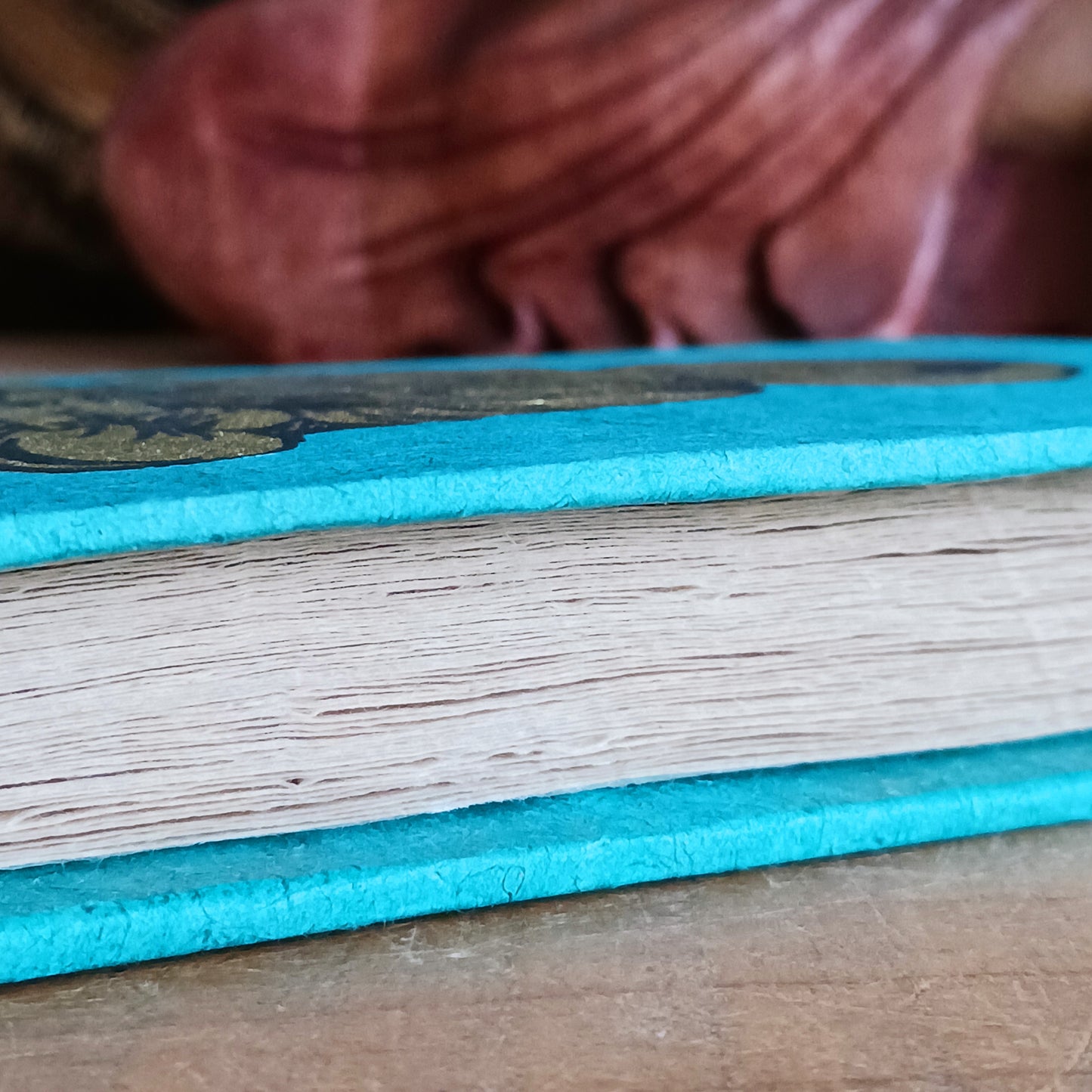 Discover the charm of Himalayan craftsmanship with our Beautifully Coloured and Decorated Buddha Notebooks, handcrafted from authentic Lokta paper. Lokta paper making is a centuries-old tradition from the high-altitude forests of Nepal, where the fast-growing Lokta bush regenerates quickly, making it an eco-friendly, sustainable resource.