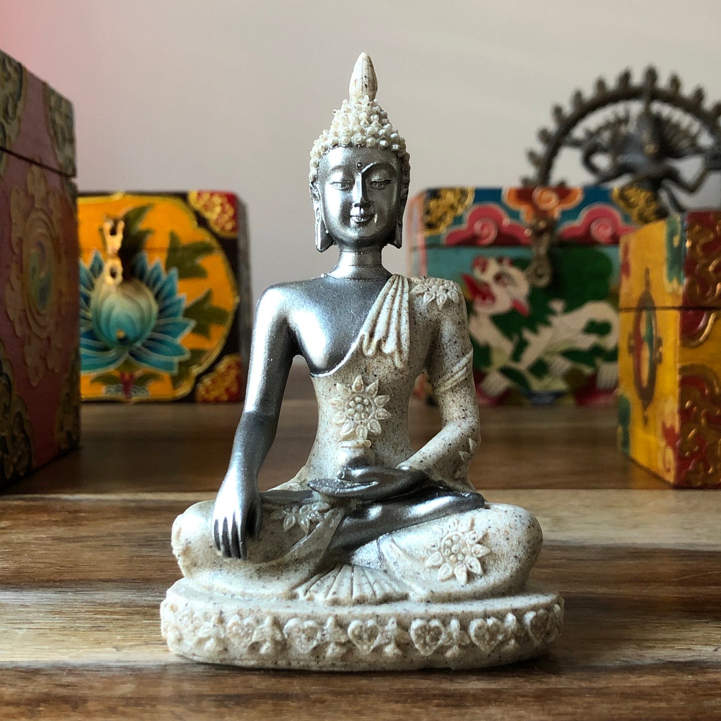 Buddha in Meditation intricate Buddha 10 cm