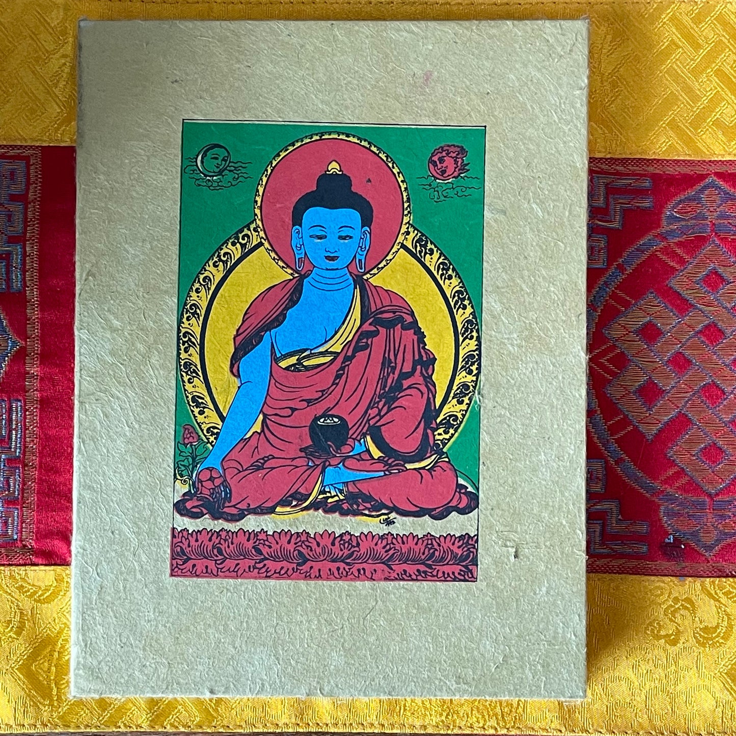 Buddha Lokta Paper Notebook | 17 x 13 cm Buddhist Note Books
