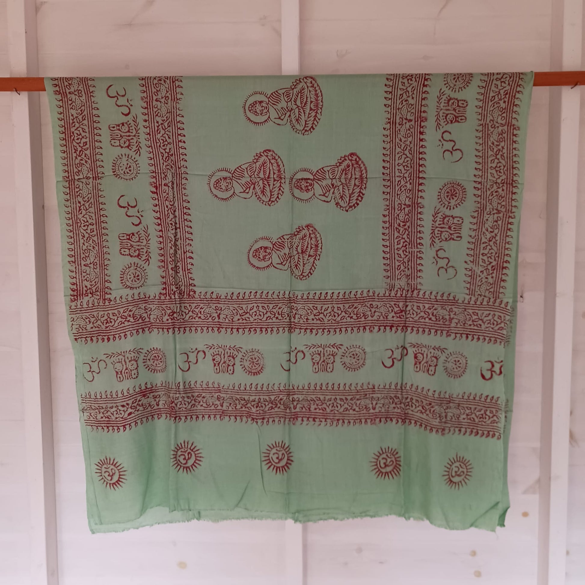 uddhist Prayer Shawls OM Namha Shivaya | Prayer scarfs from Nepal