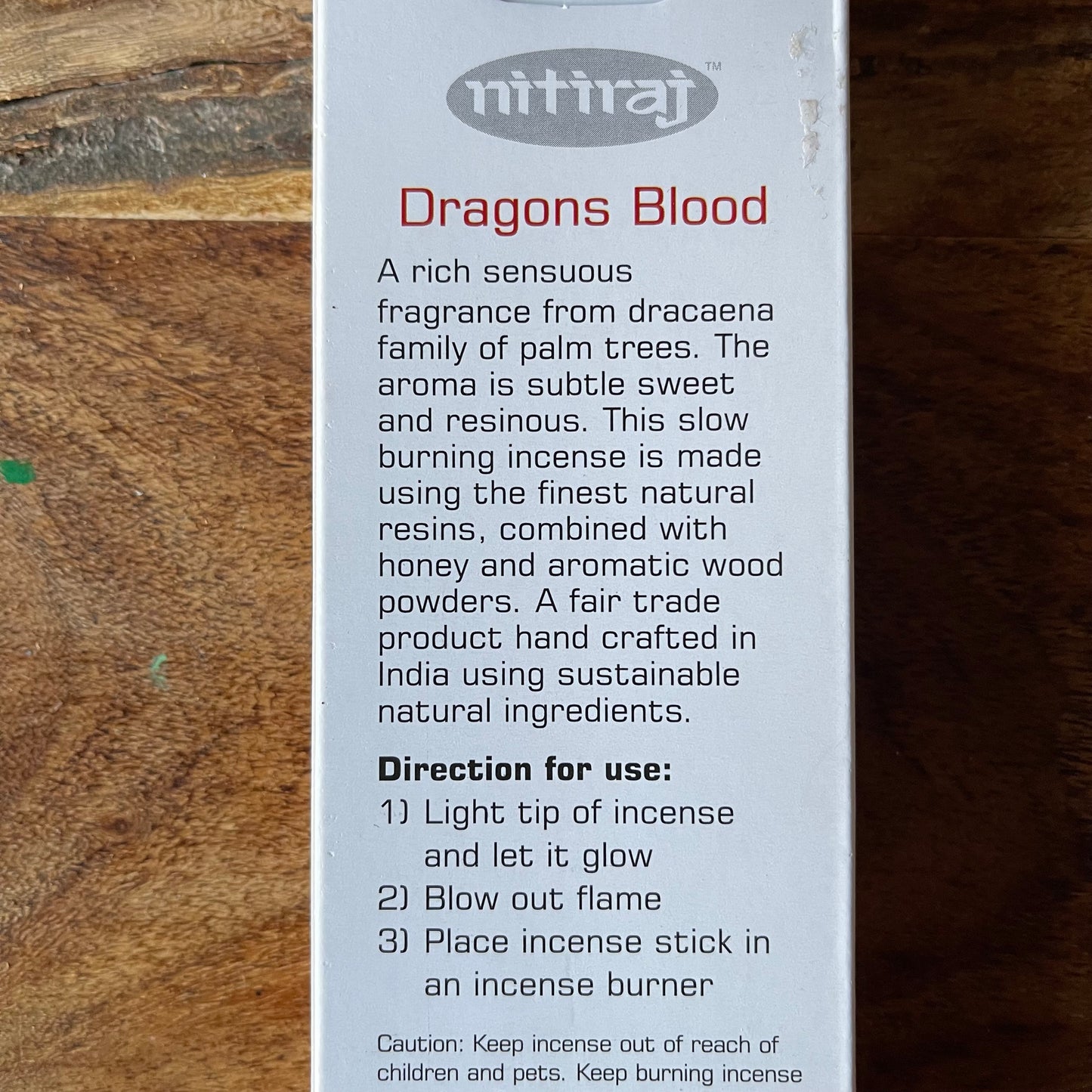 Nitiraj platinum Incense sticks Dragons Blood