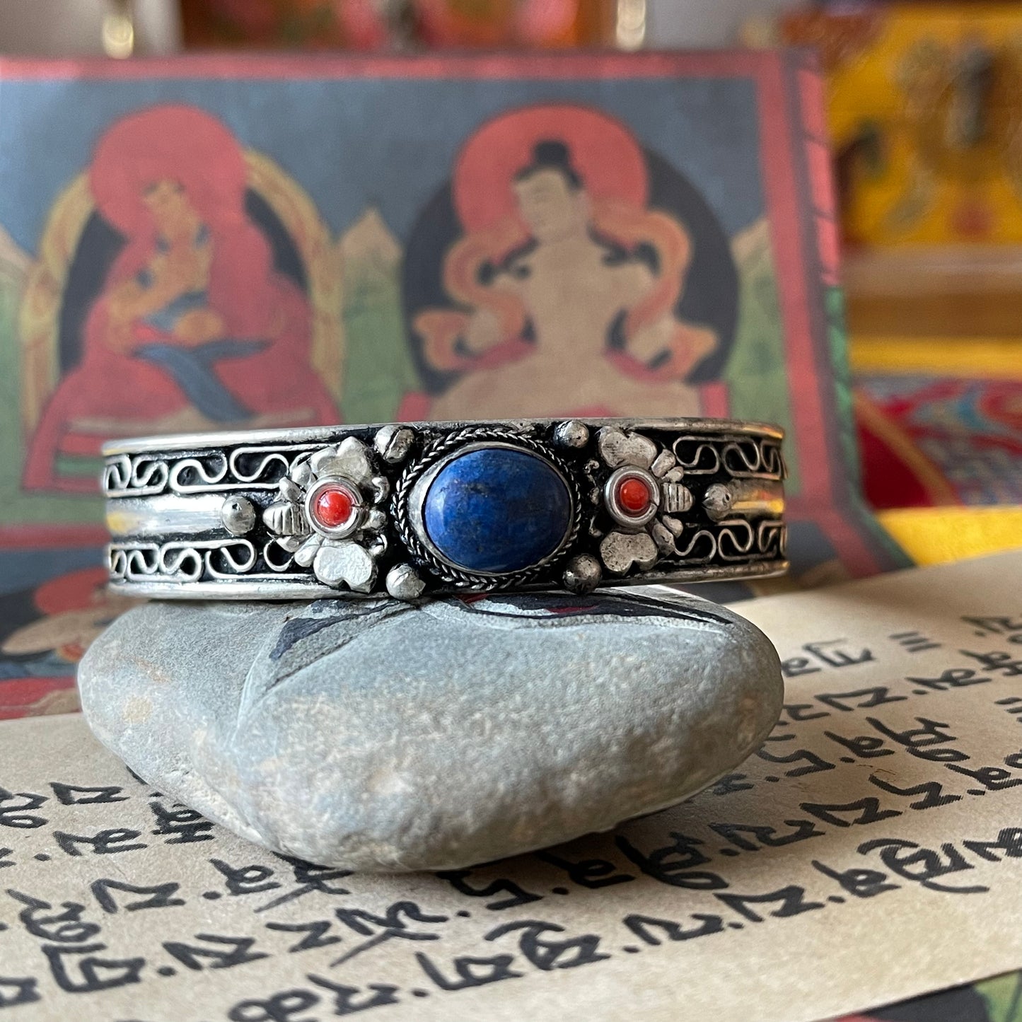 Tibetan Stone Bracelet | Buddhist Jewelry and Tibetan bracelets