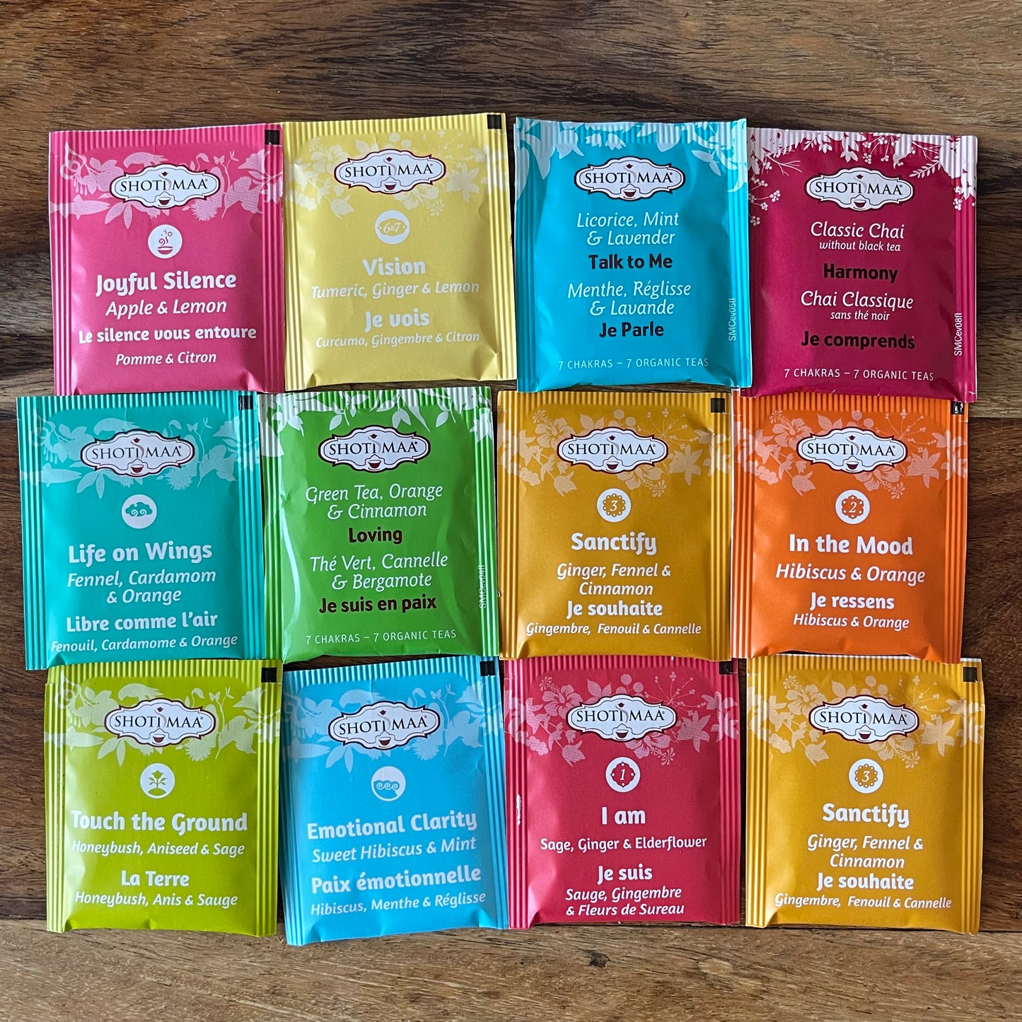 Shoti Maa Magic Box all 12 organic tea flavours