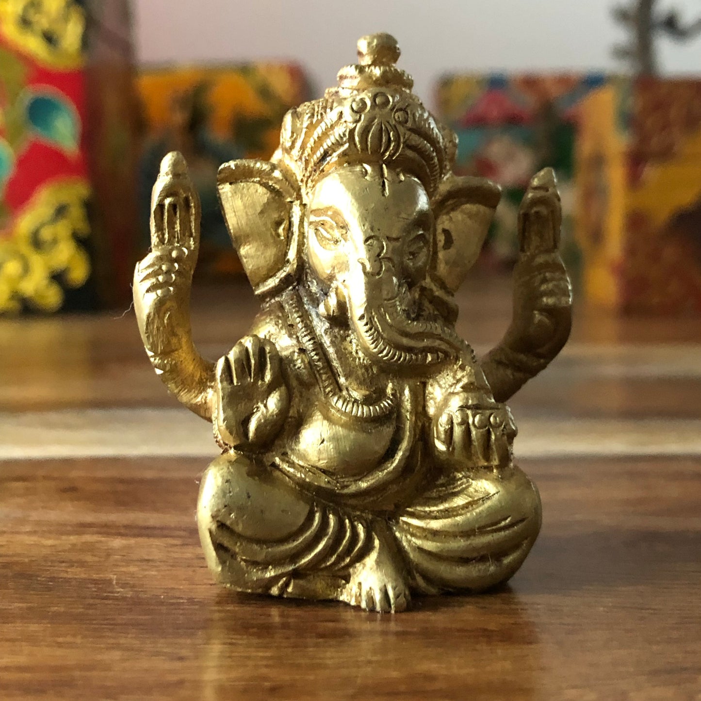 Ganesh miniature brass Statue | Brass Ganesh Spiritual statue