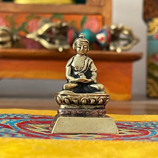 Small Brass Incense burner Buddha