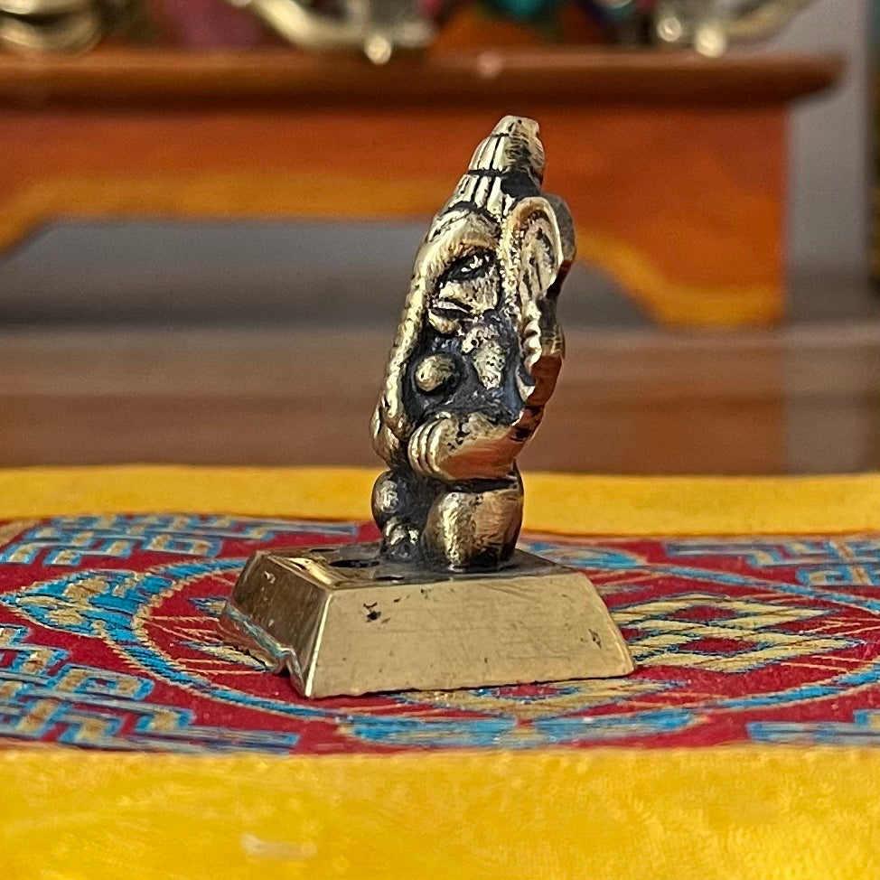 Small Brass Incense burner Ganesha | Brass Incense Holders Elephant