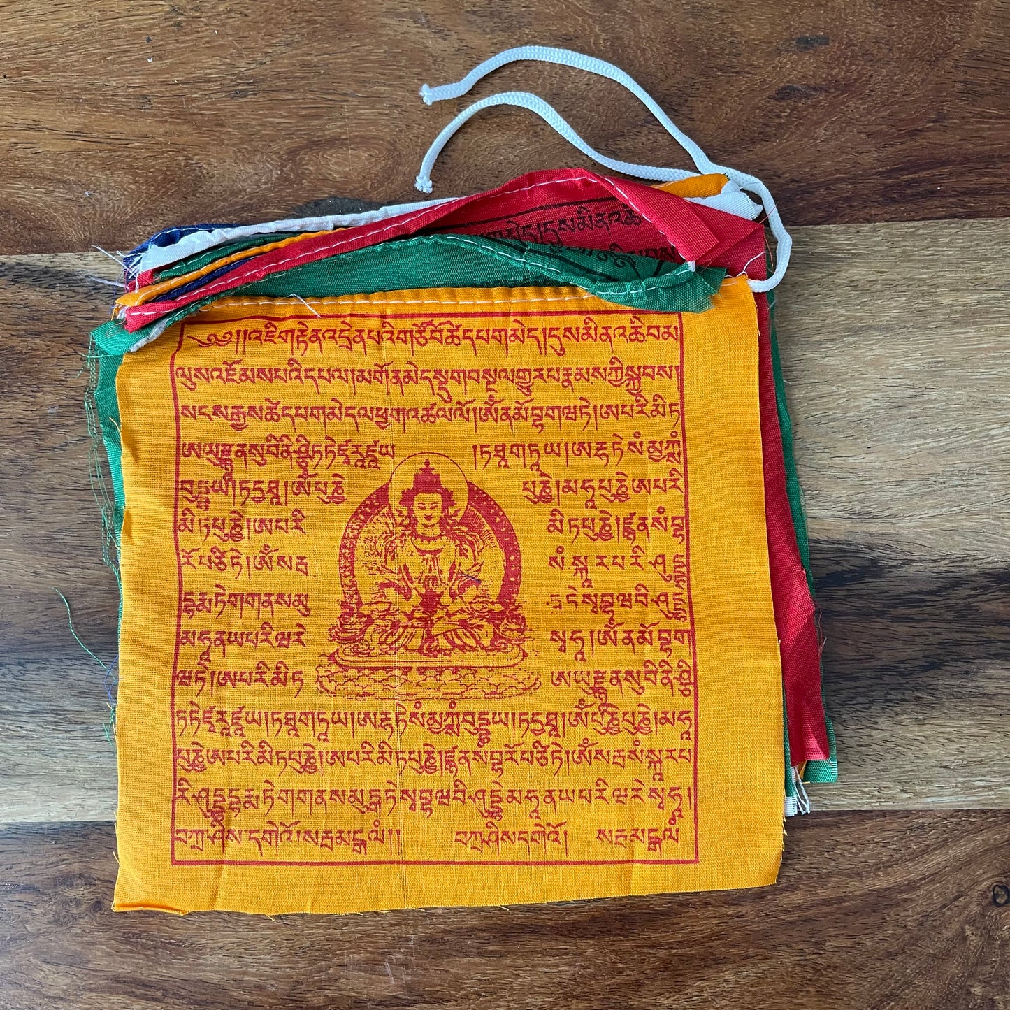 Cotton Tibetan Prayer Flags 17 cm × 16 cm (10 flags)