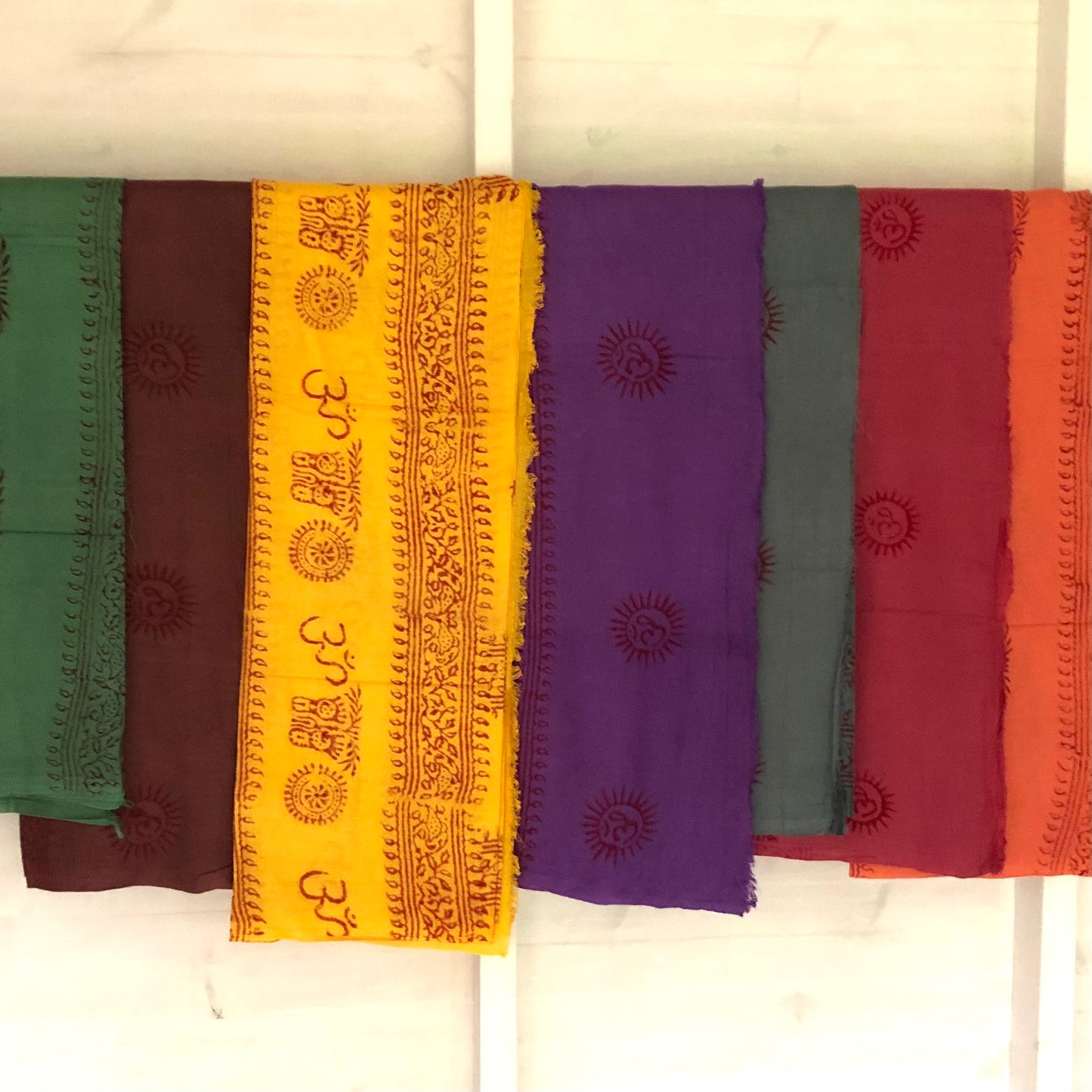 Buddhist Prayer Shawls OM Namha Shivaya  100 x 200 cm
