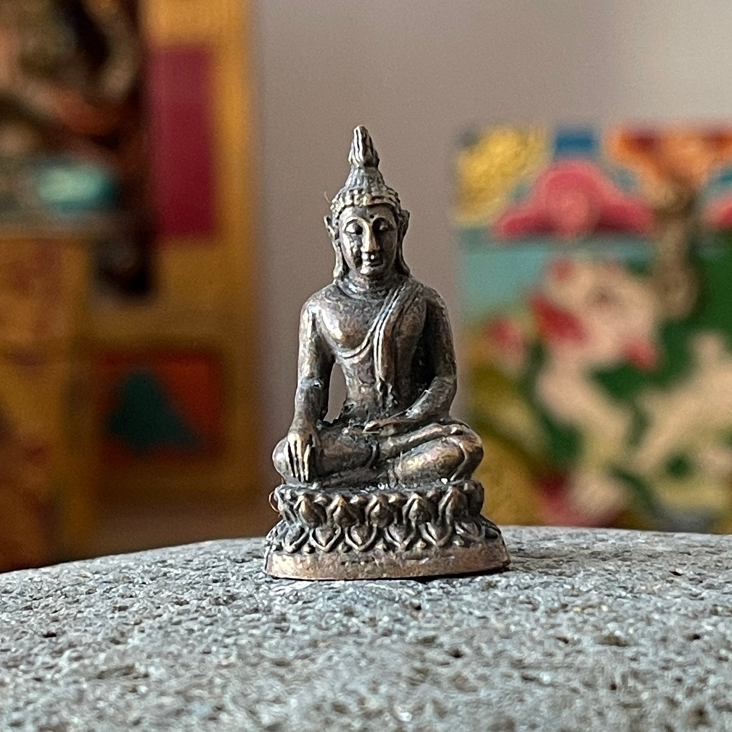 Mini Brass Buddha Statue 3 cm