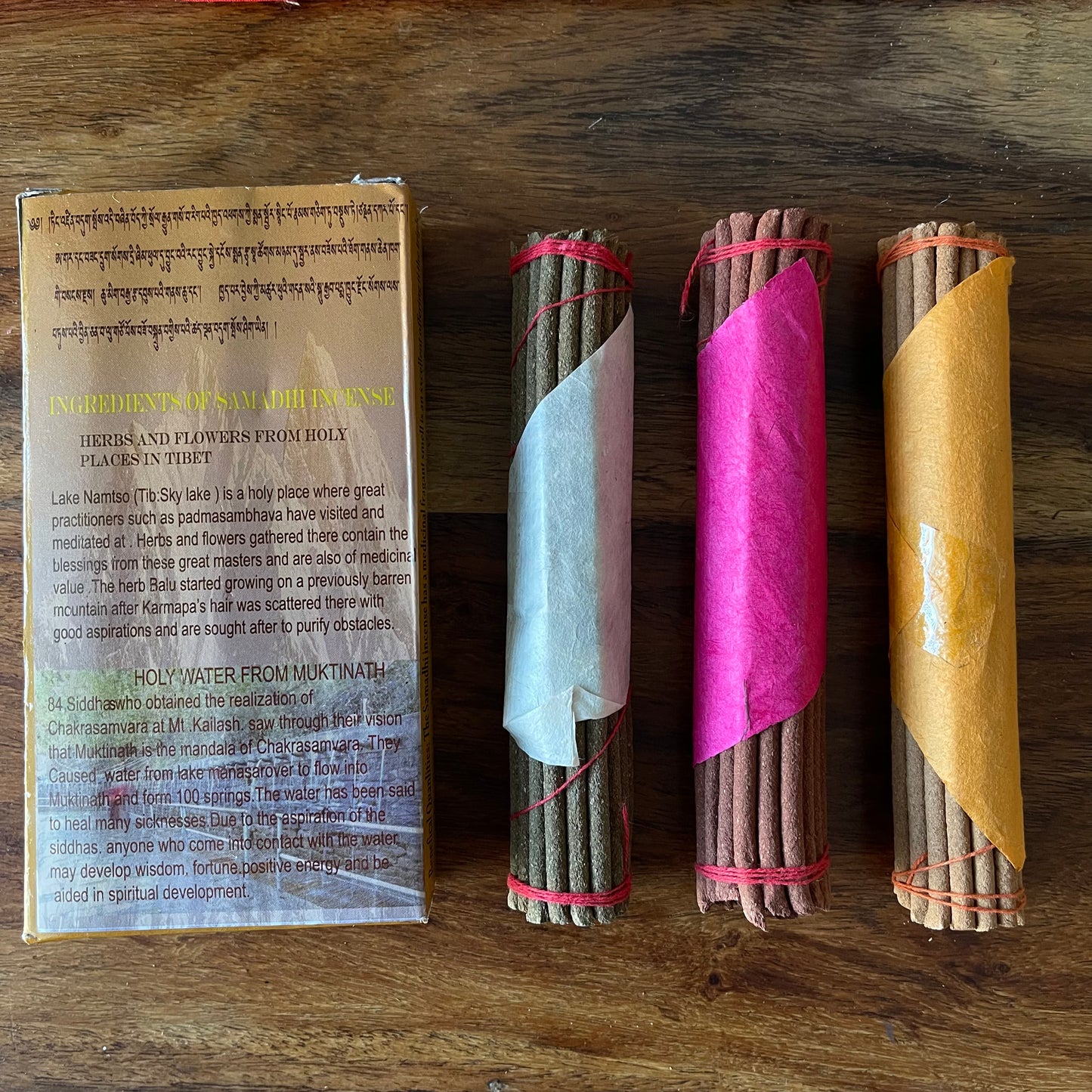 Samadhi Tibetan Incense Gift Set Tharpa Choeling Nunnery