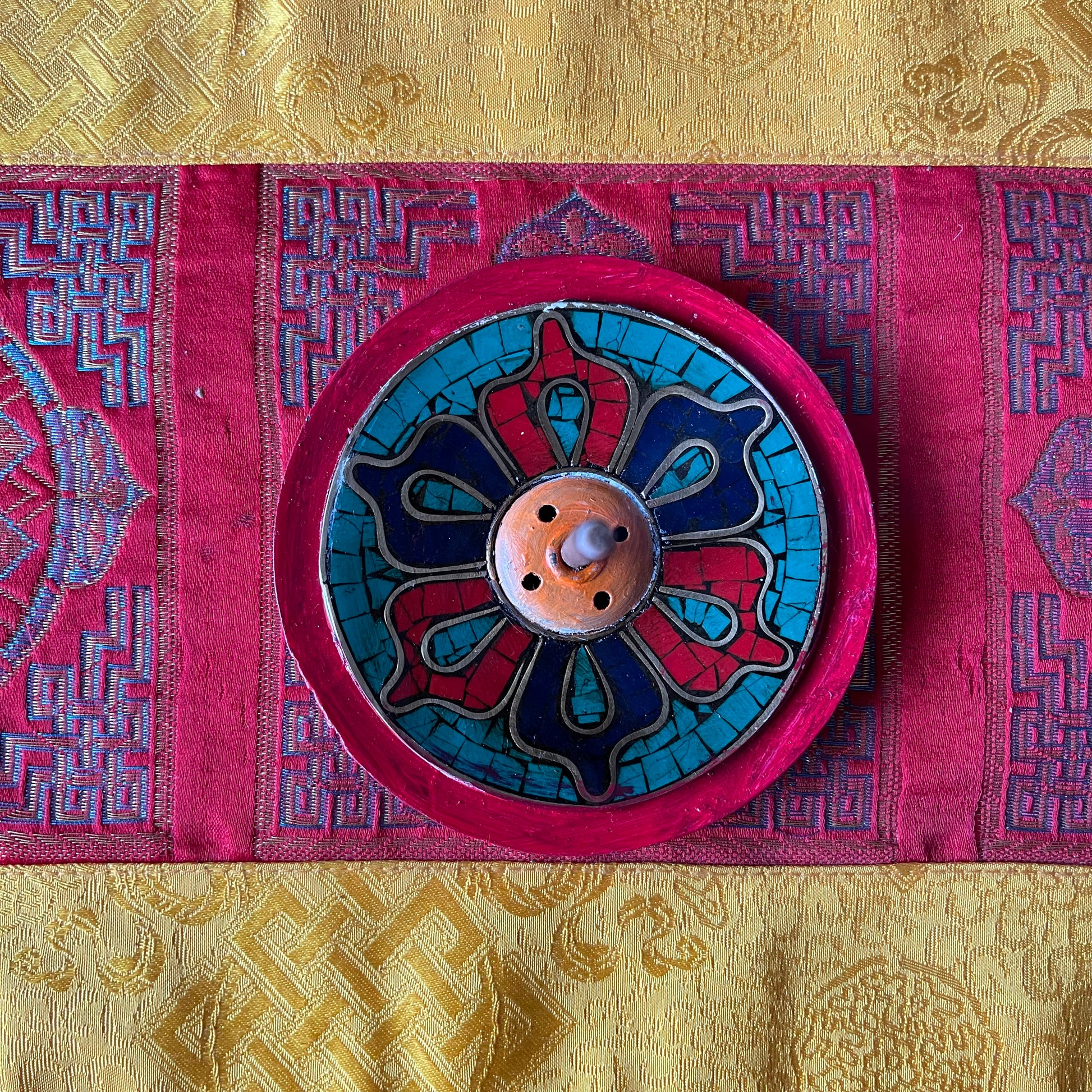 Dorje Tibetan Incense Holder 9 x 9 cm
