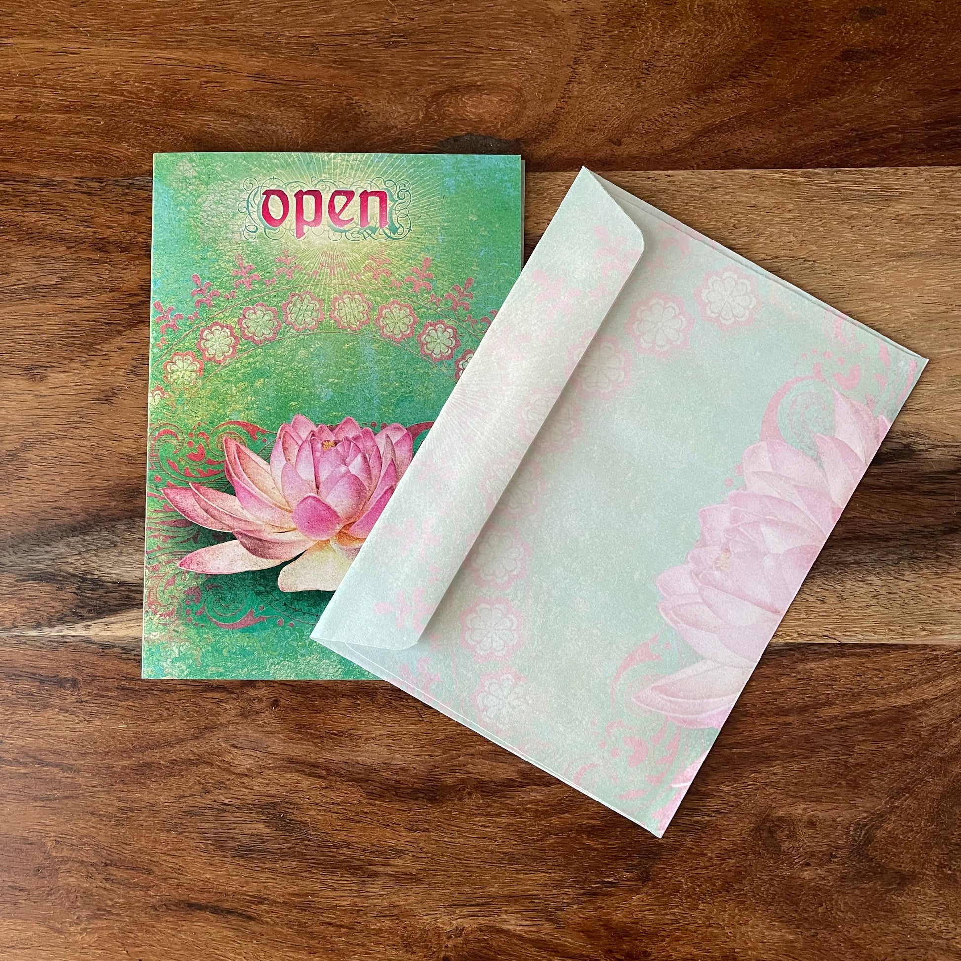 Tree Free Open Greeting Card (Encouragement Message)