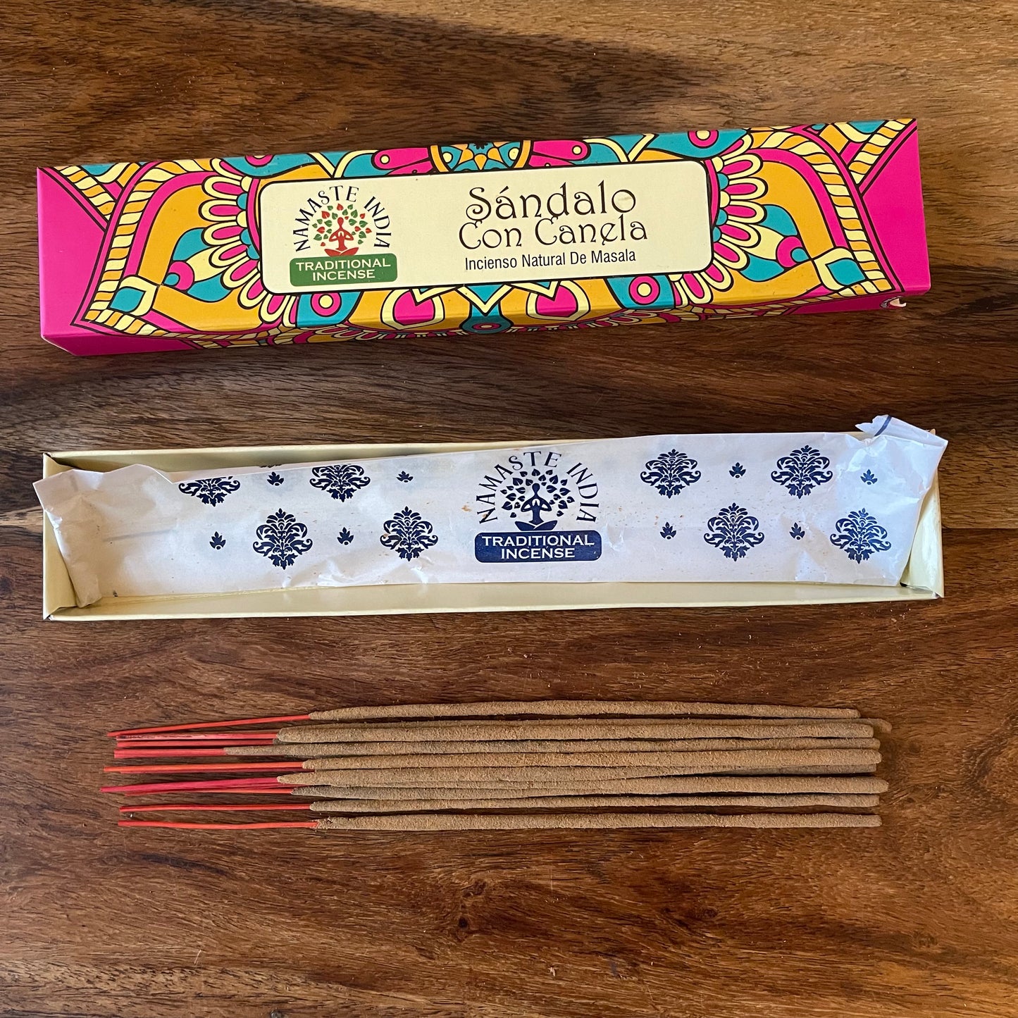 Namaste India  Sandal With Cinnamon Incense