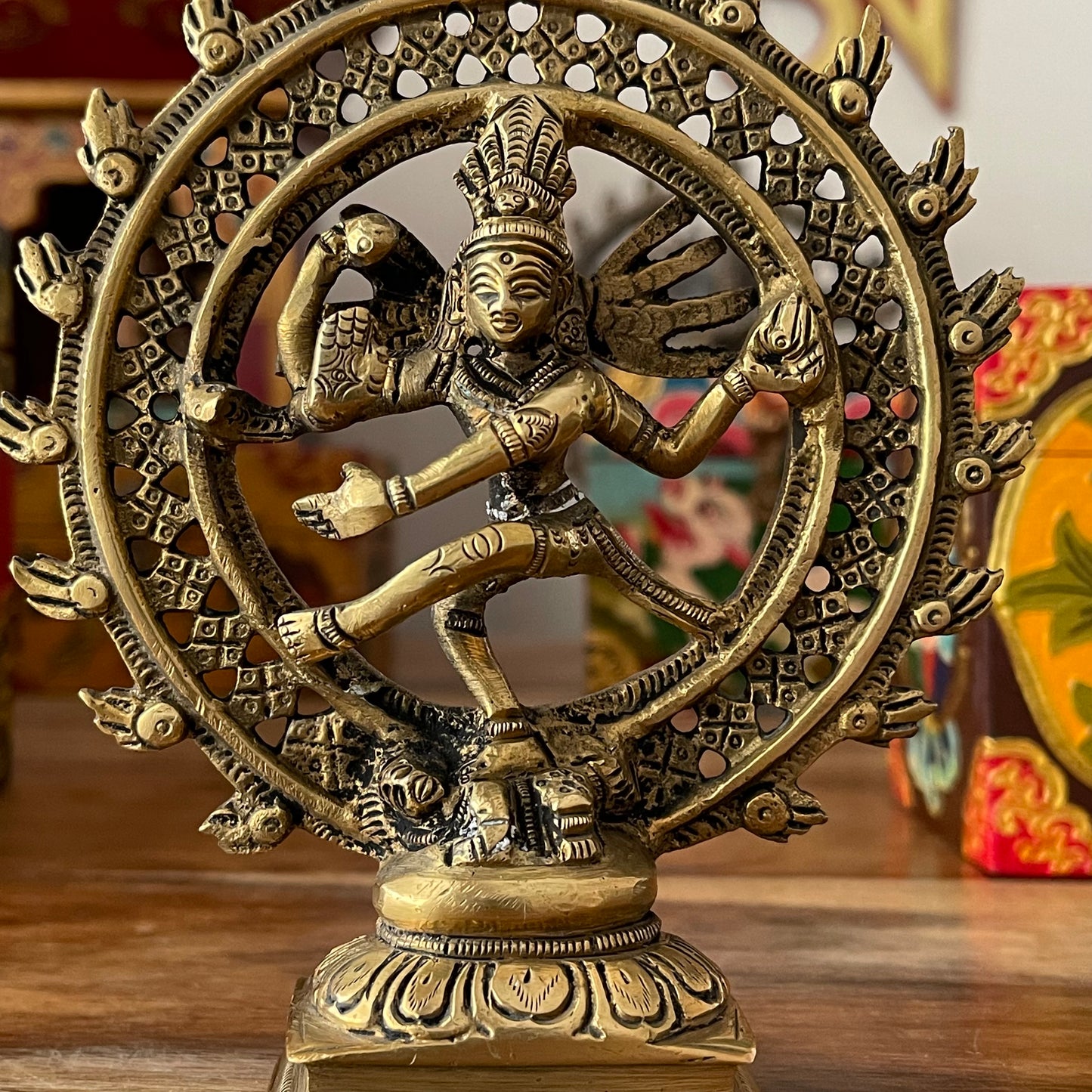 Shiva Nataraja Brass  Statue 15 cm