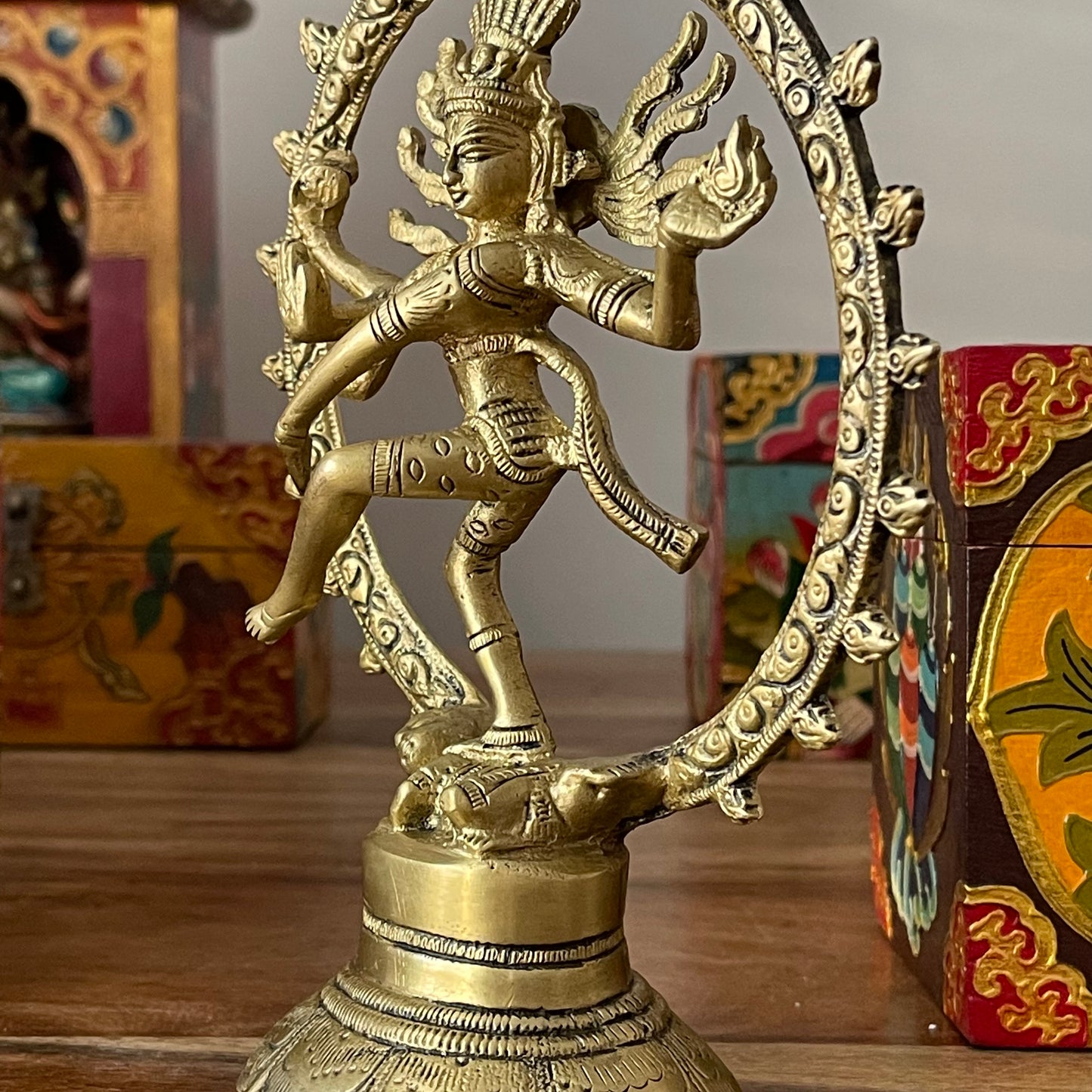 Shiva Nataraja Brass  Statue 16 cm