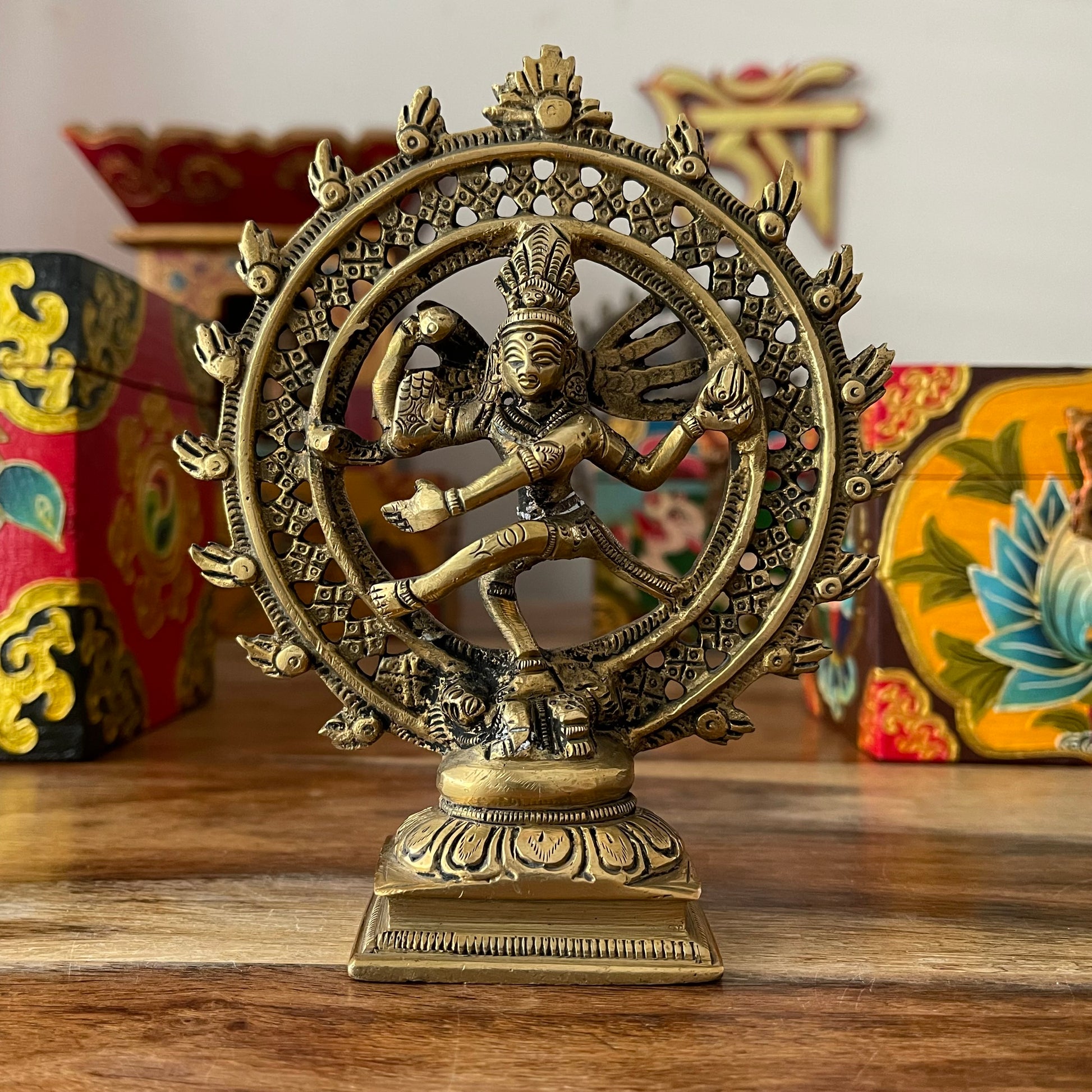 Shiva Nataraja Brass  Statue 15 cm