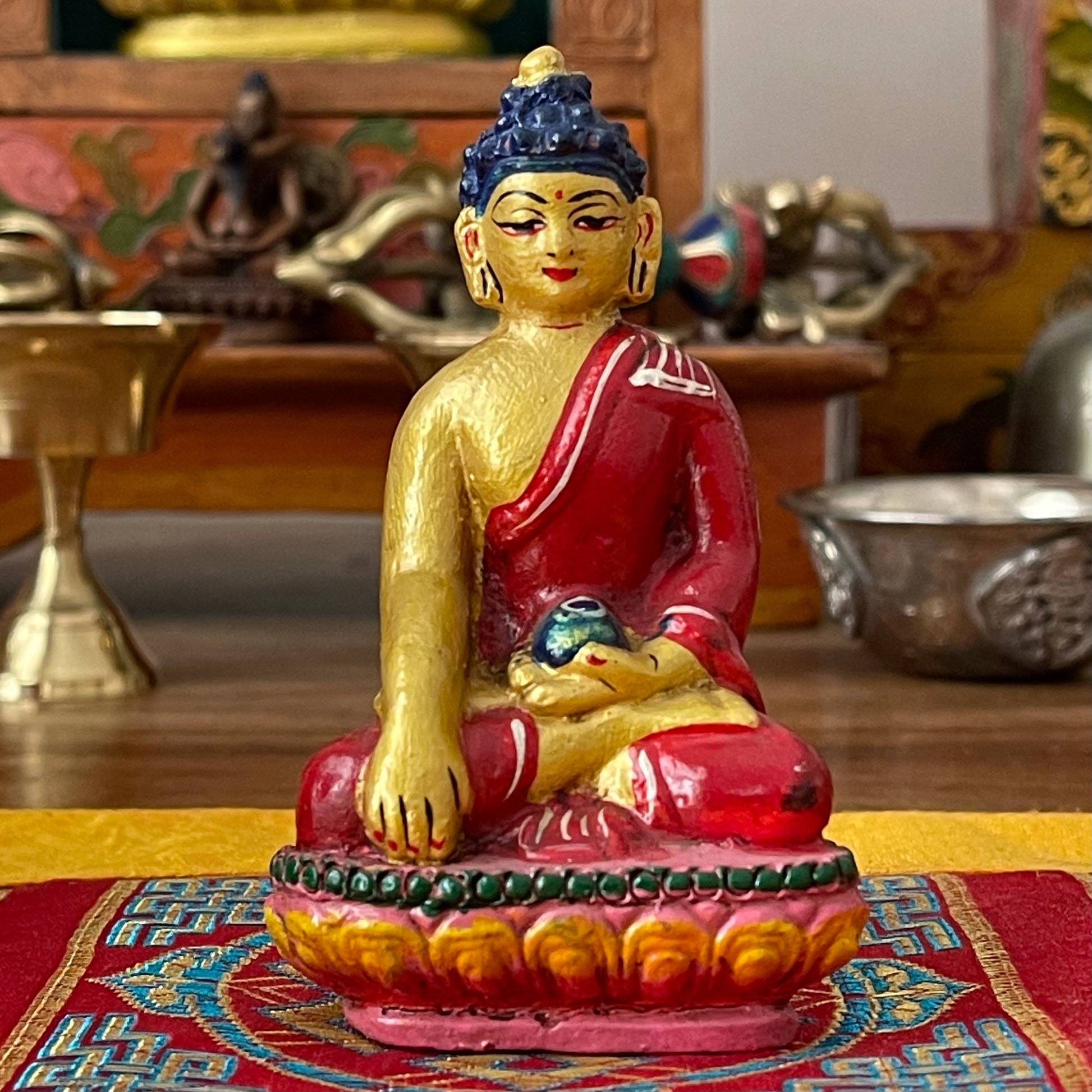 Clay Statue of Shakyamuni Buddha 10cm