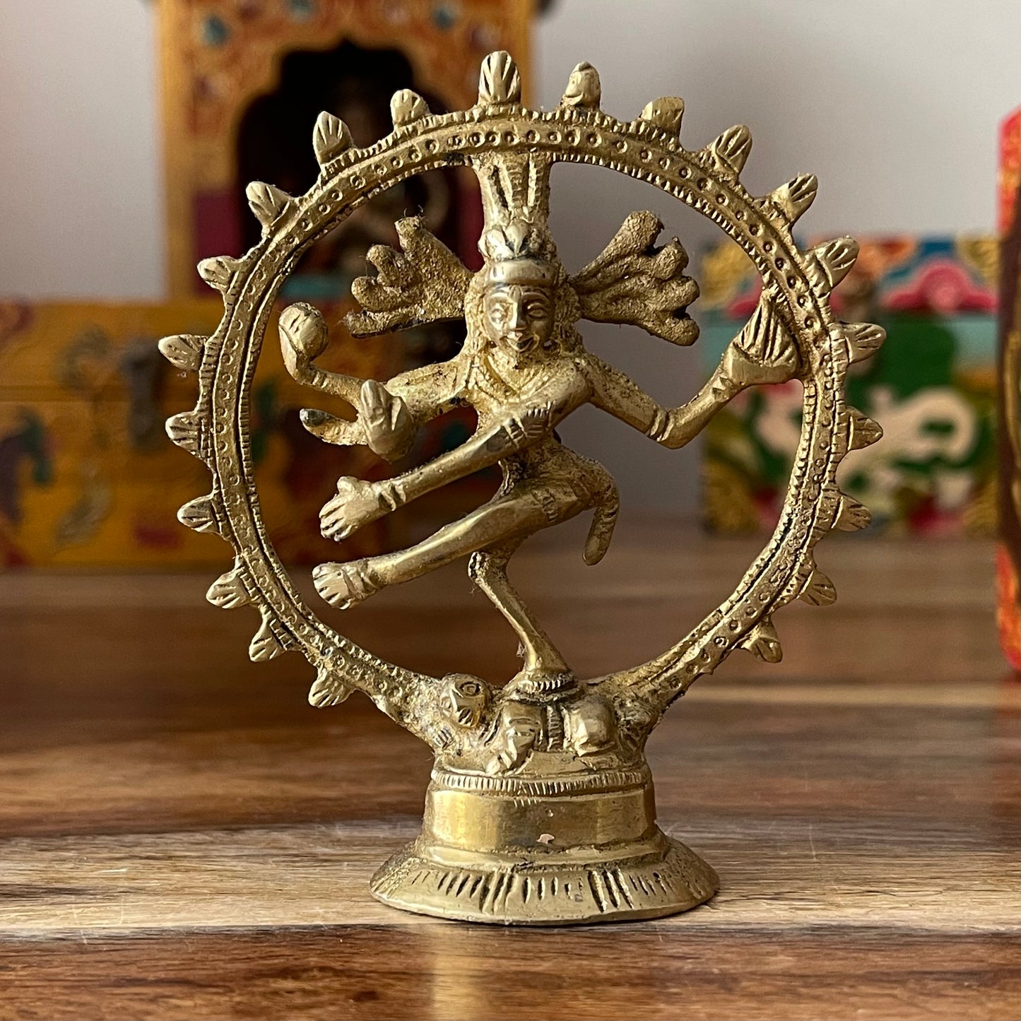 Shiva Nataraja Brass  Statue 9 cm