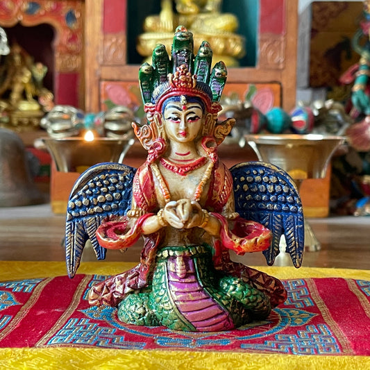 Resin Statue of Naga Kanya 11 cm