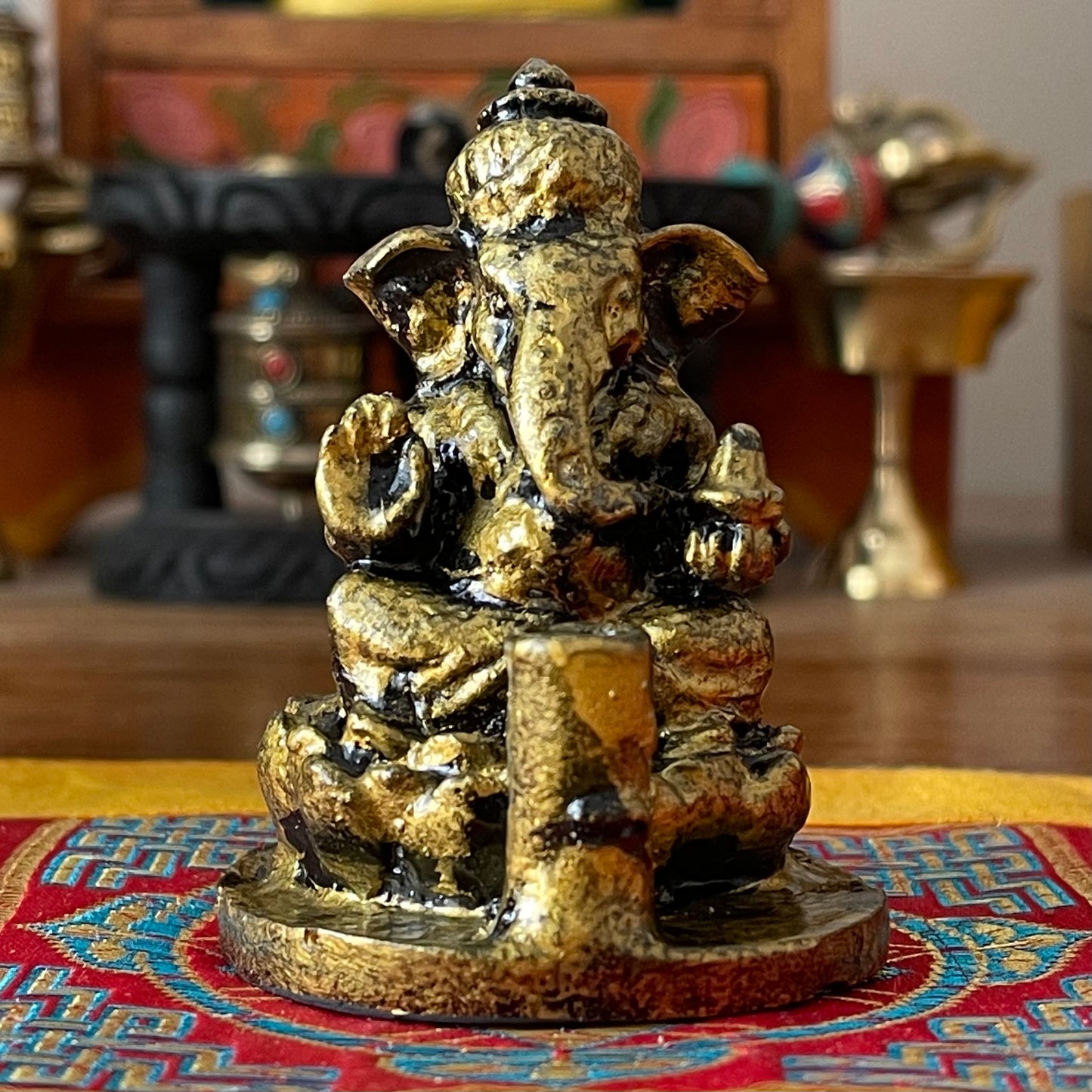 Resin Ganesh Incense Holder