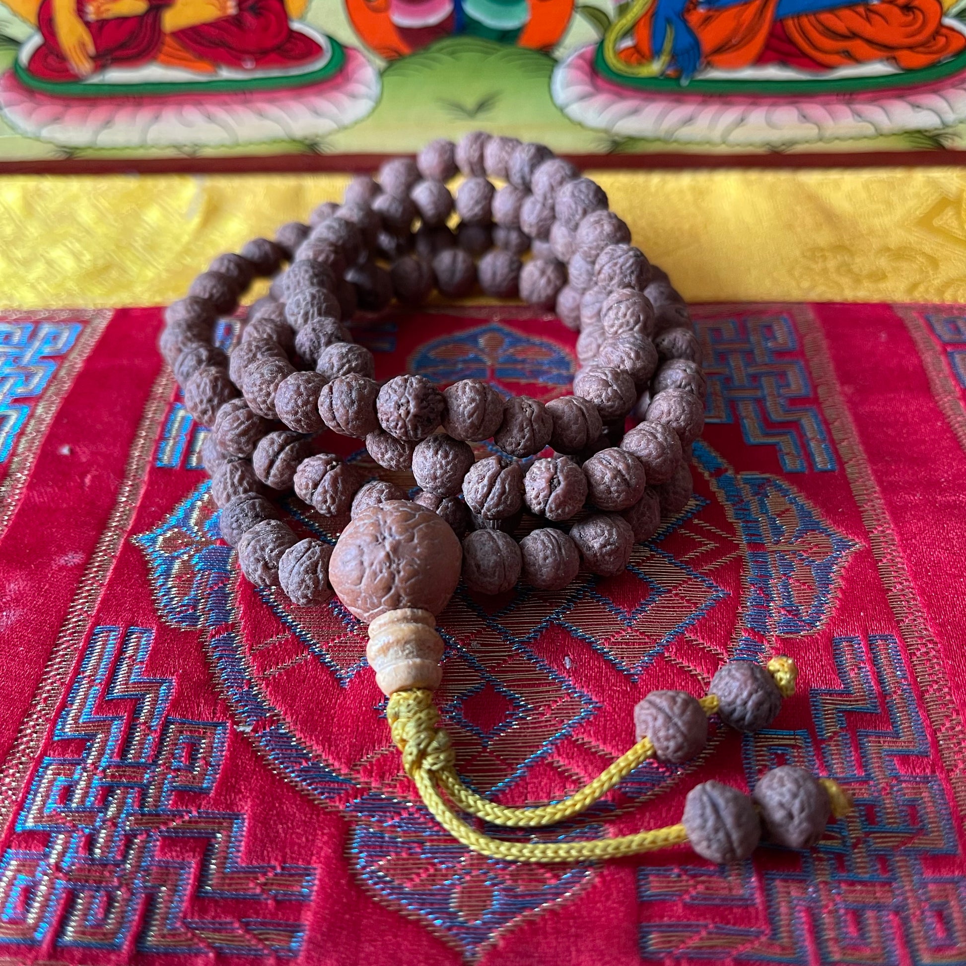 Buddhist prayer beads  Rako Japa Mala Lotus beads Natural – The Buddha  Buddha
