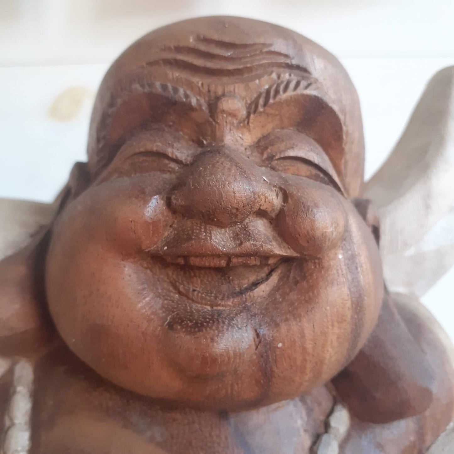 Hand carved Happy Buddha Statue 40cm