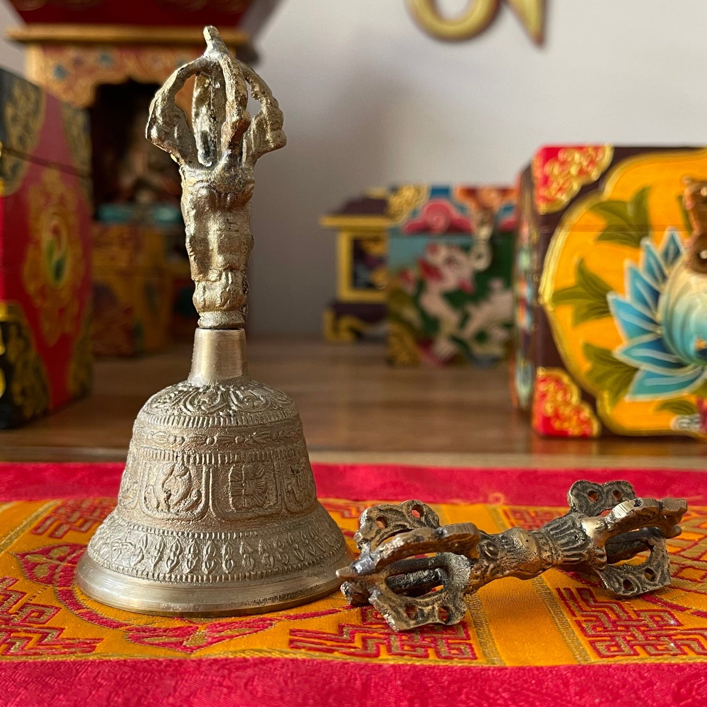 Nepalese Ghanta Bell and Dorje 11cm