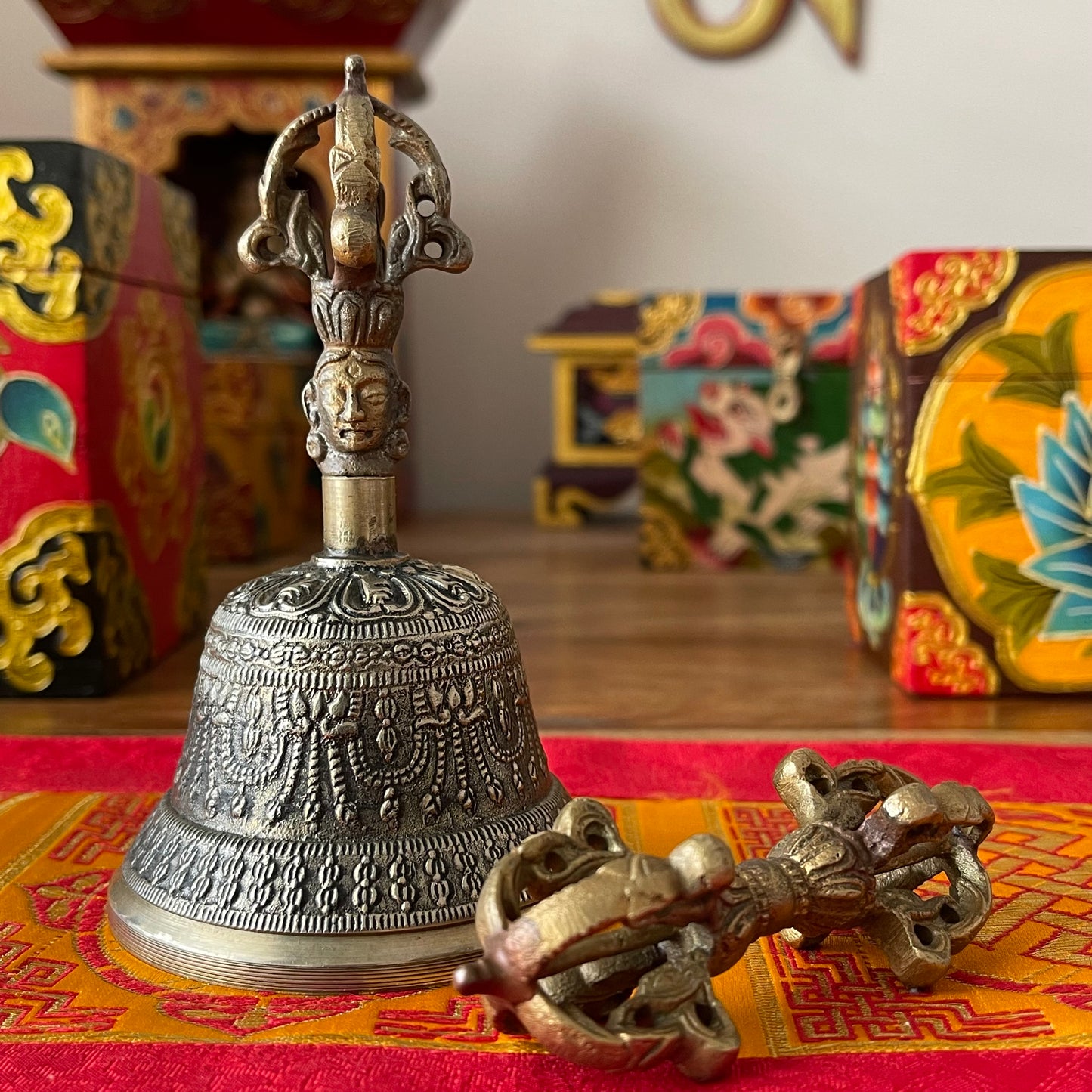 Nepalese Ghanta Bell and Dorje 13.5cm